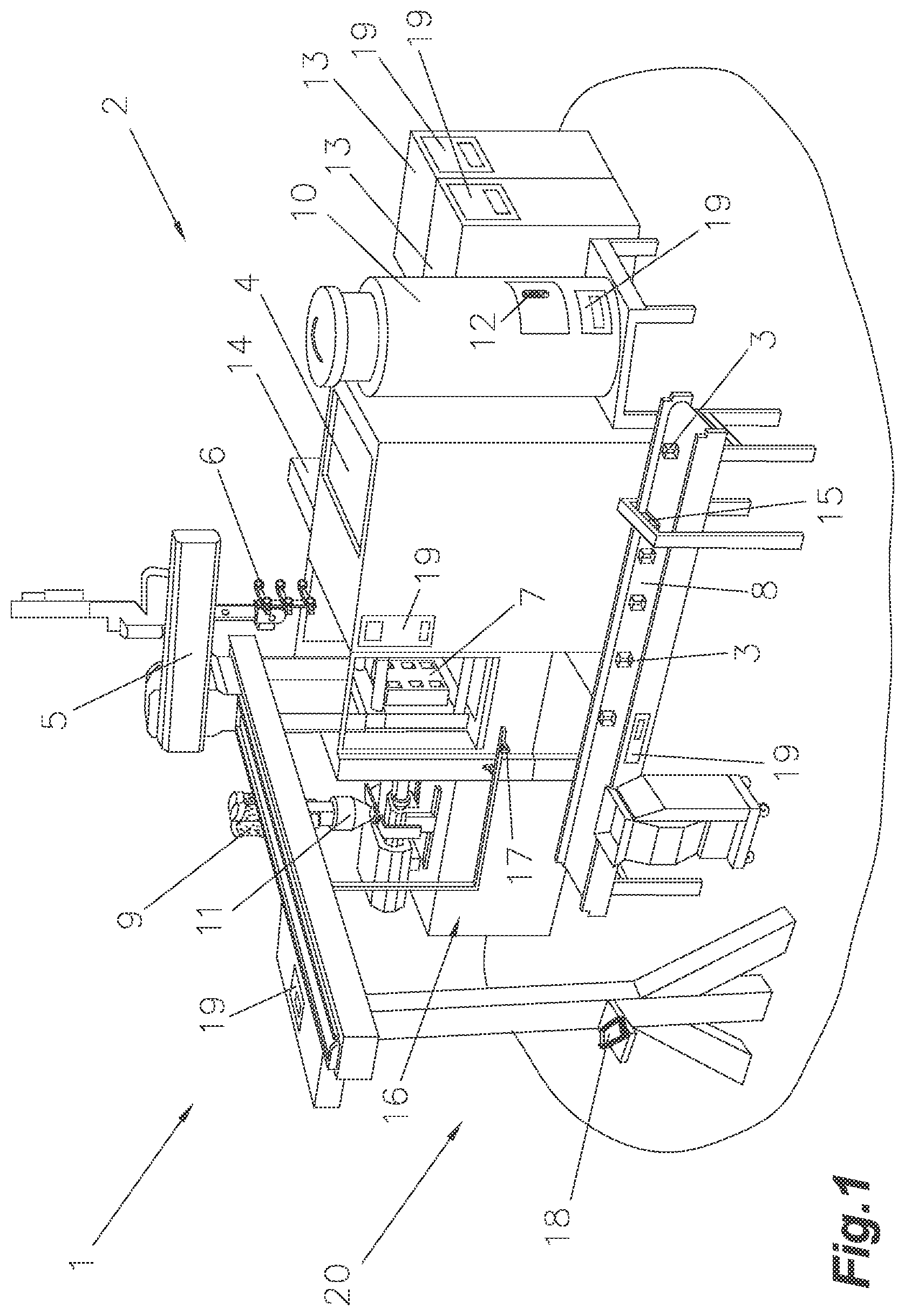 Patent US12339063 Figure 1 – Method for drying bulk materials, in particular solids, such as granulates, powders, grains, foils, shavings or the like, preferably plastic granulate