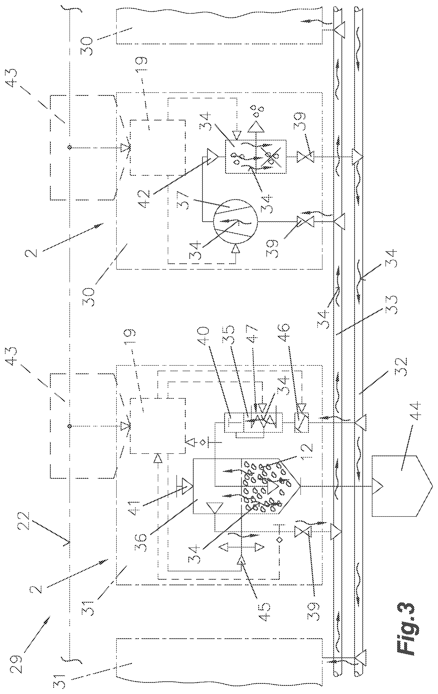 Patent US12339063 Figure 3 – Method for drying bulk materials, in particular solids, such as granulates, powders, grains, foils, shavings or the like, preferably plastic granulate