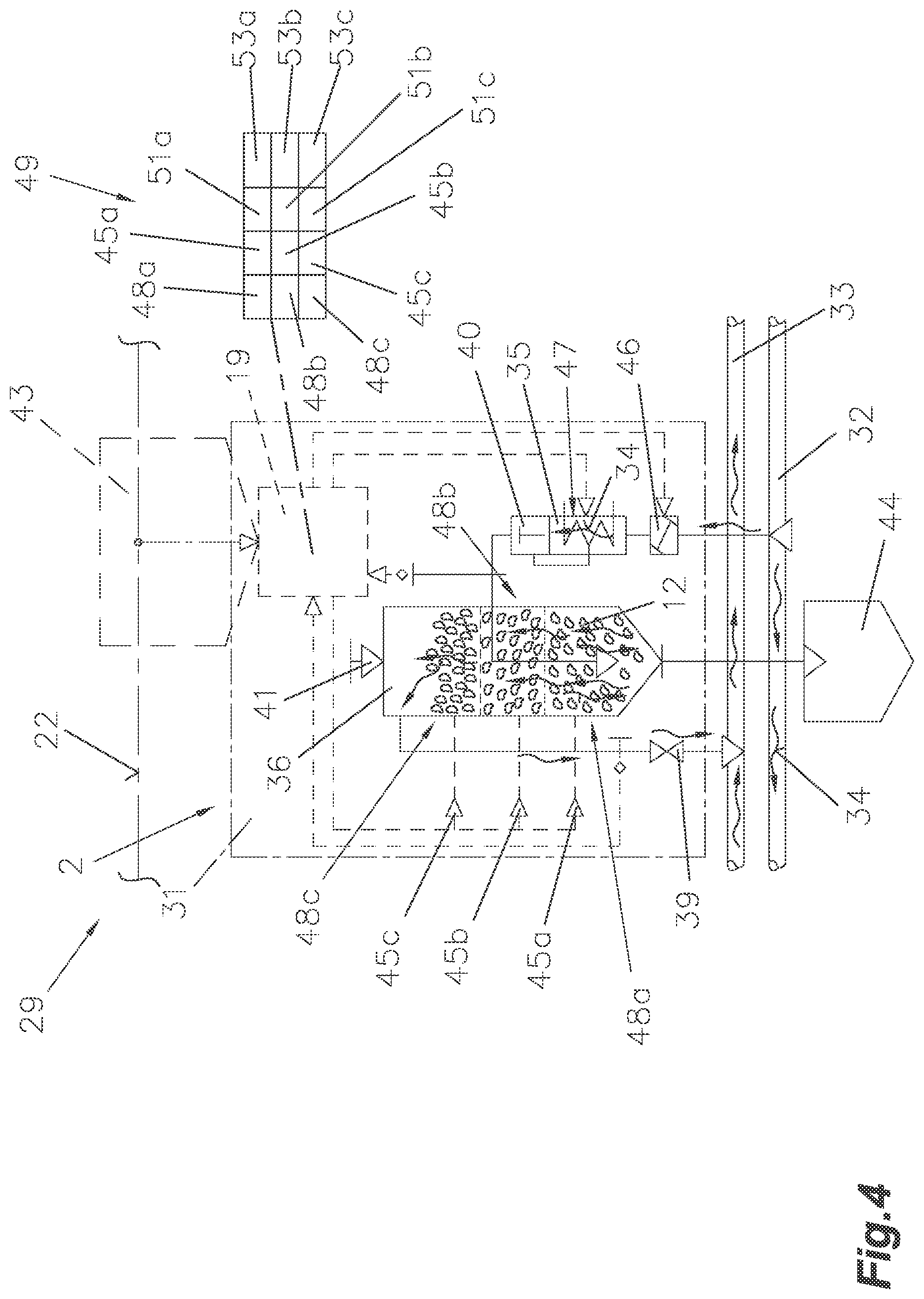 Patent US12339063 Figure 4 – Method for drying bulk materials, in particular solids, such as granulates, powders, grains, foils, shavings or the like, preferably plastic granulate