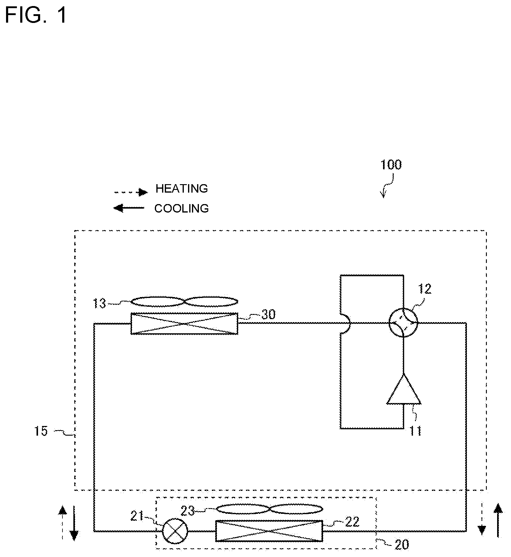 Patent US12339070 Figure 1 – Heat exchanger
