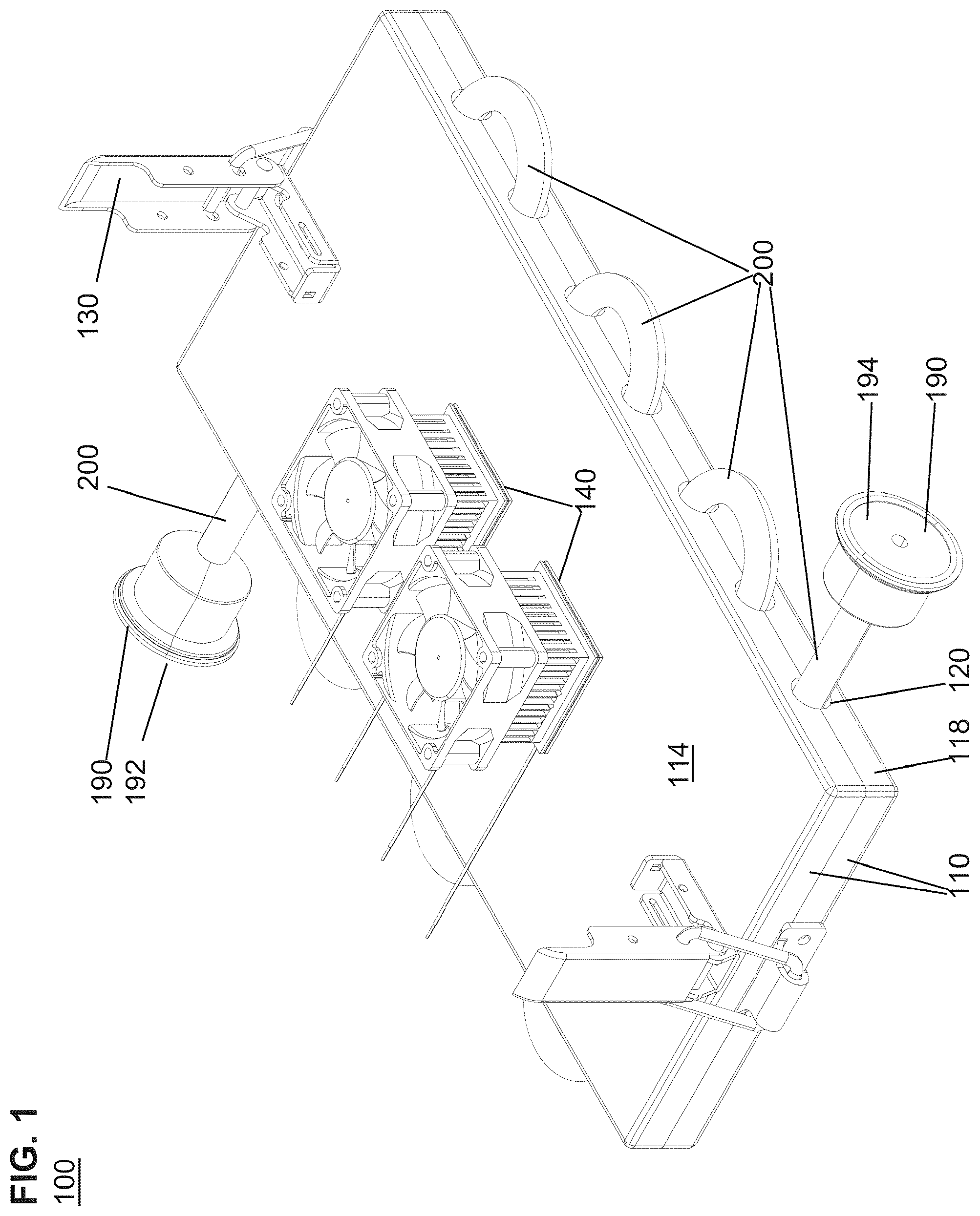 Patent US12339074 — Heat exchanger tubing assembly and conductive casing — Figure 1