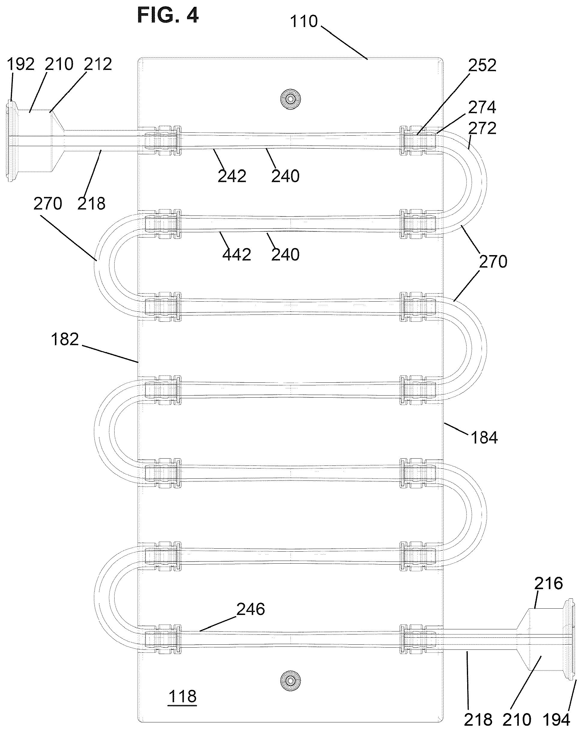 Patent US12339074 Figure 4 – Heat exchanger tubing assembly and conductive casing