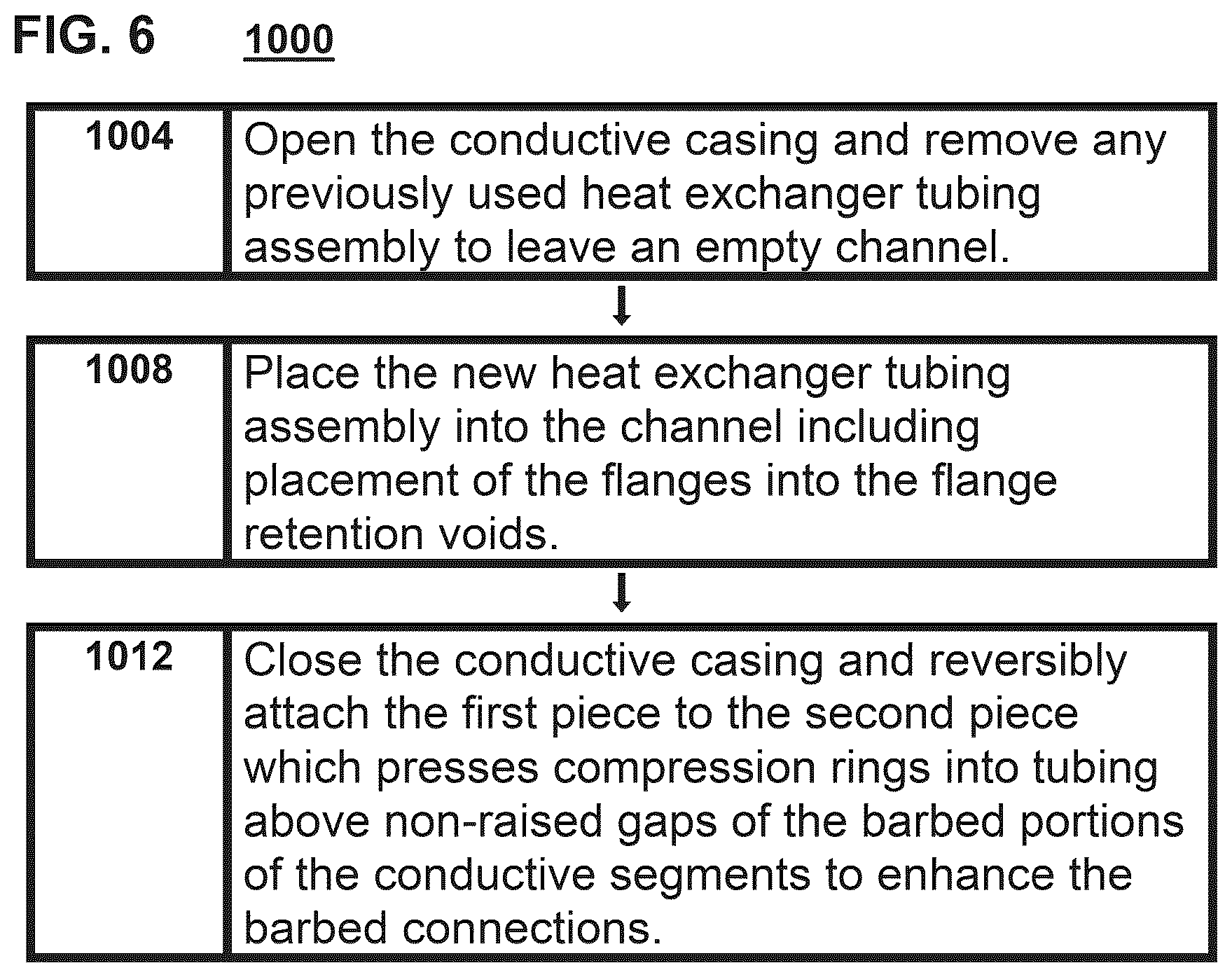 Patent US12339074 Figure 6 – Heat exchanger tubing assembly and conductive casing
