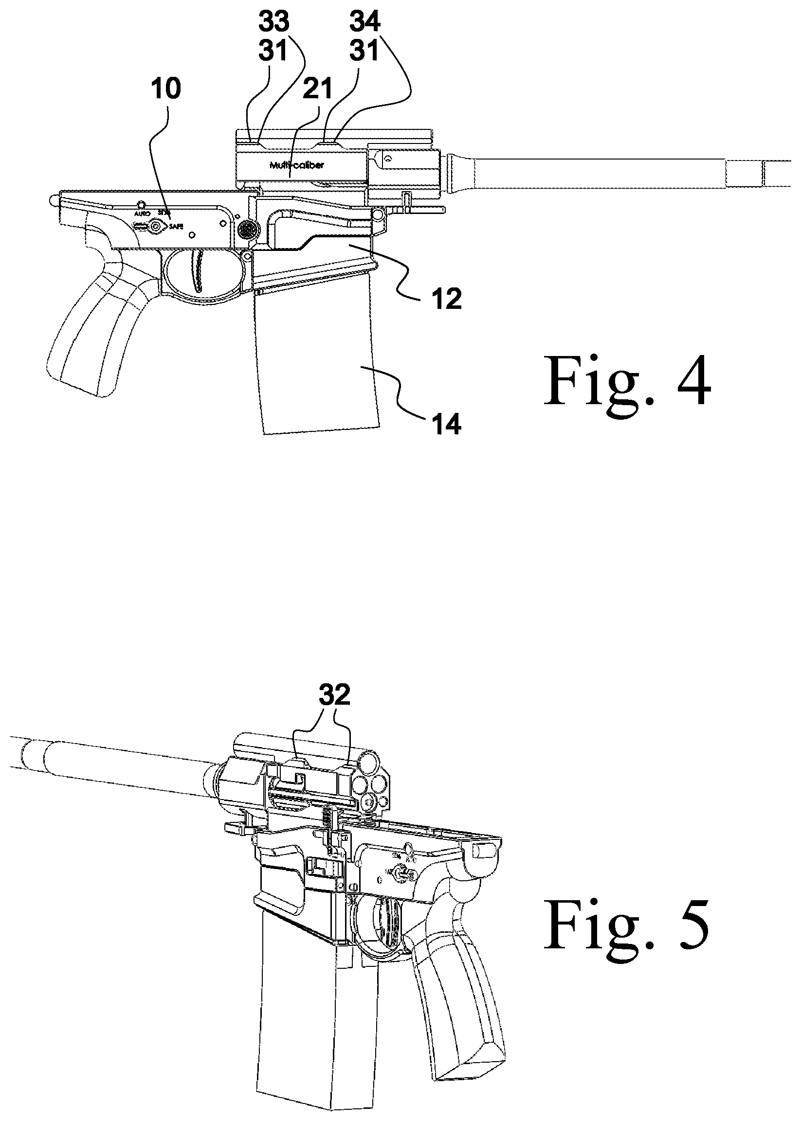 Patent US12339083 Figure 3 – Firearm, an upper receiver and a bolt carrier