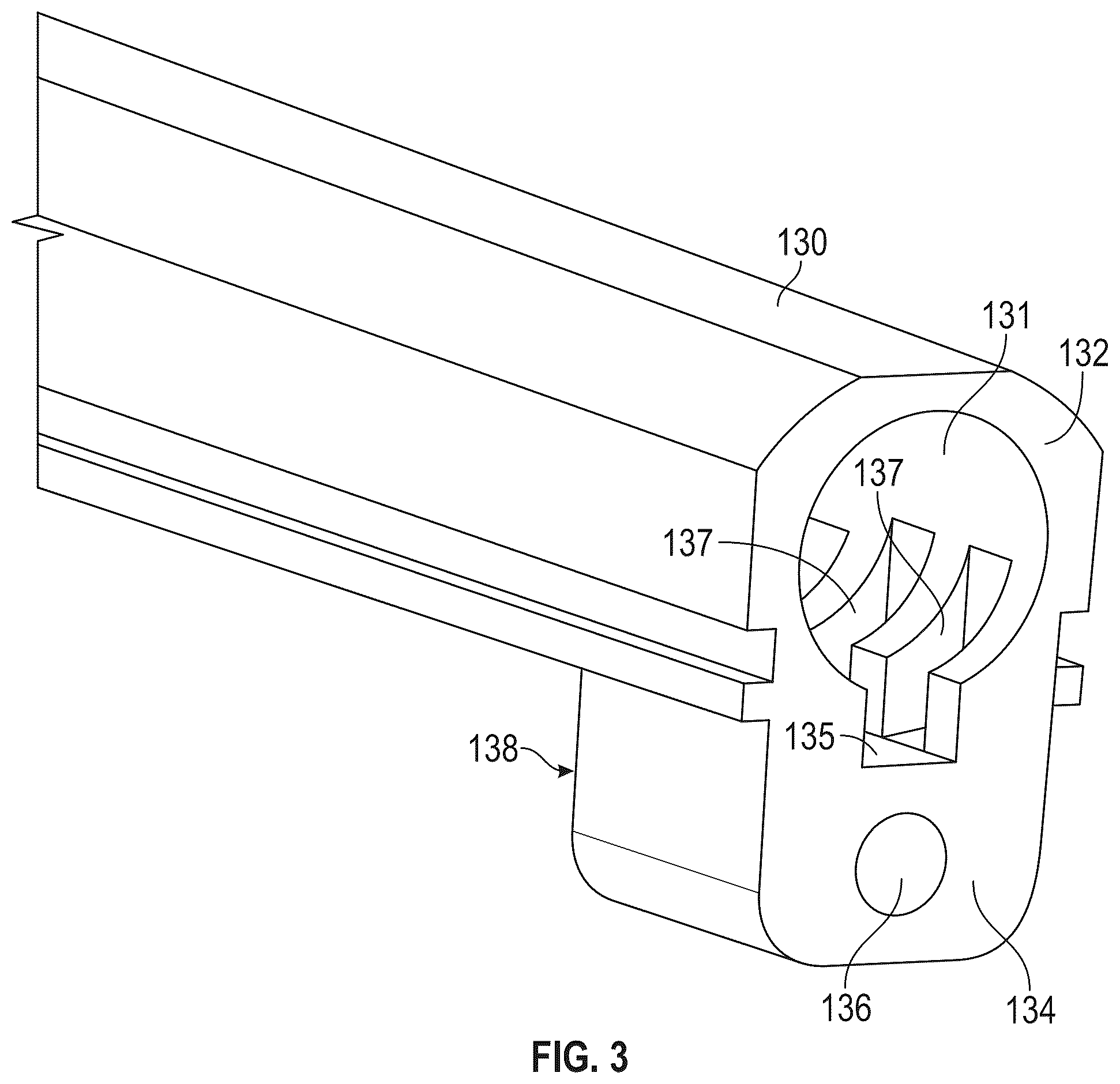 Patent US12339086 Figure 3 – Hydraulic dampened high mass rotary barrel recoil system for handgun