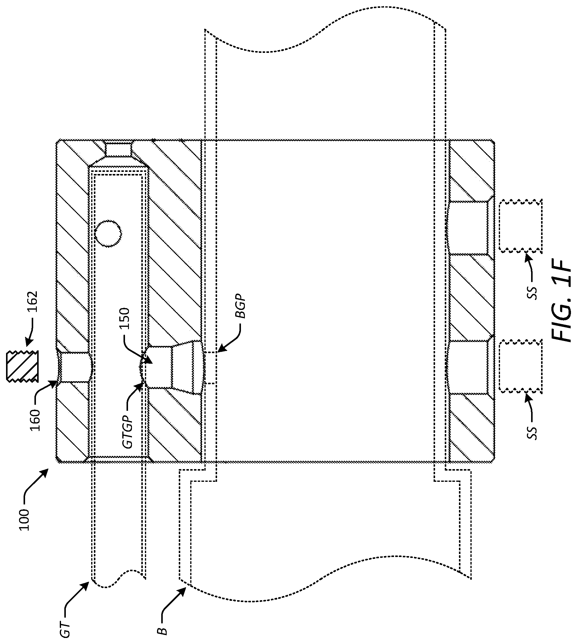 Patent US12339087 Figure 6 – Gas block for a firearm