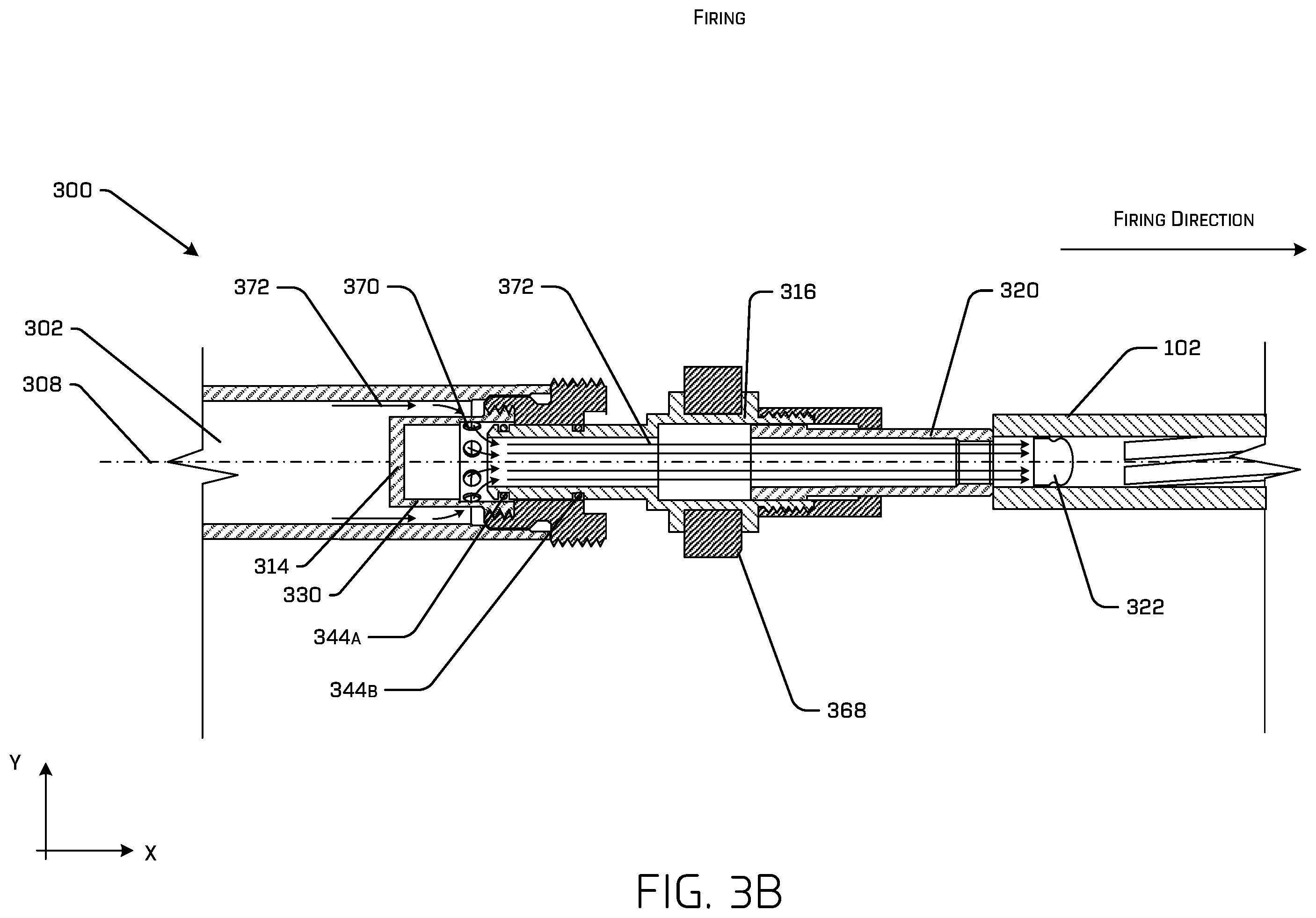 Patent US12339088 Figure 4 – Spool valve assembly for air gun