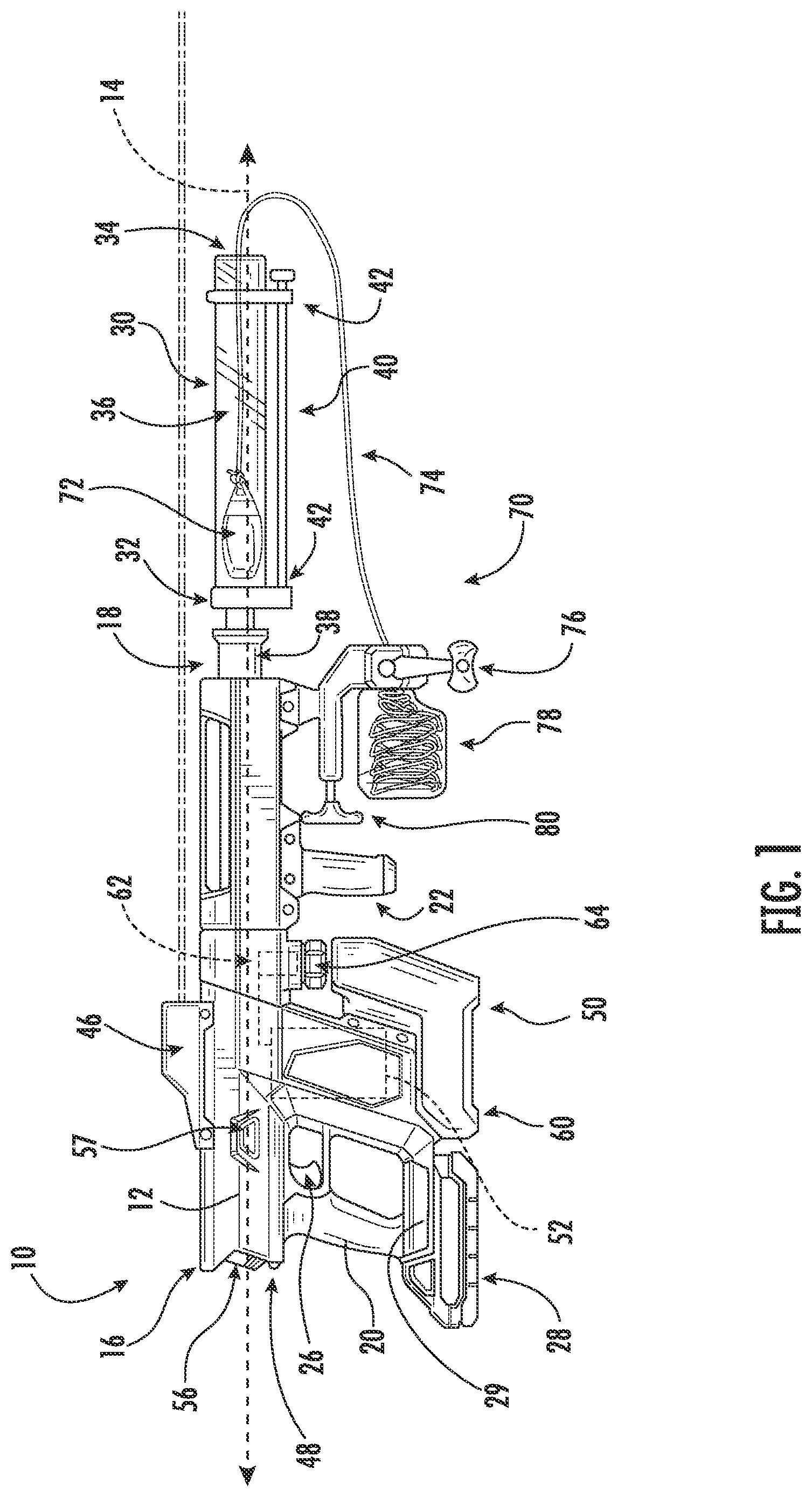Patent US12339089 — Line launchers — Figure 1