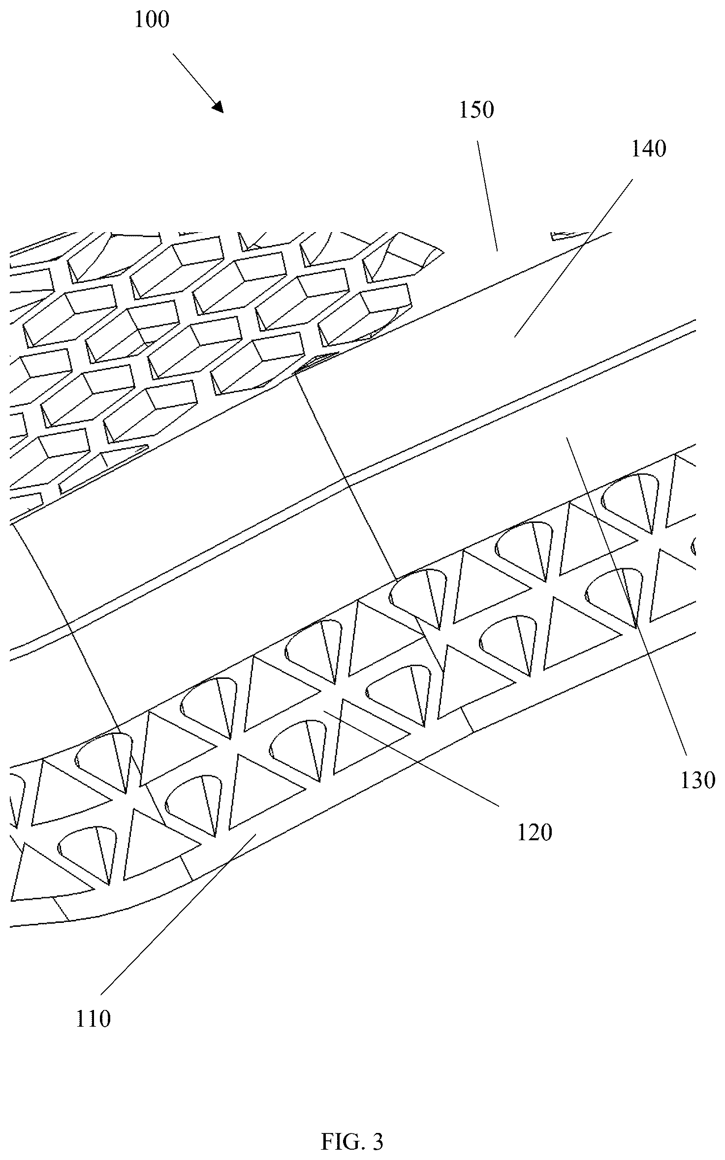 Patent US12339093 Figure 3 – Recoil pad assembly
