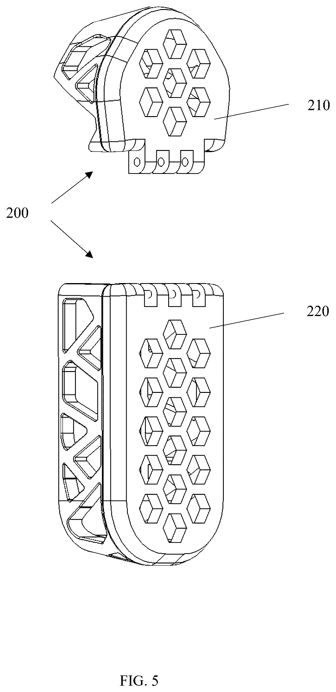 Patent US12339093 Figure 5 – Recoil pad assembly