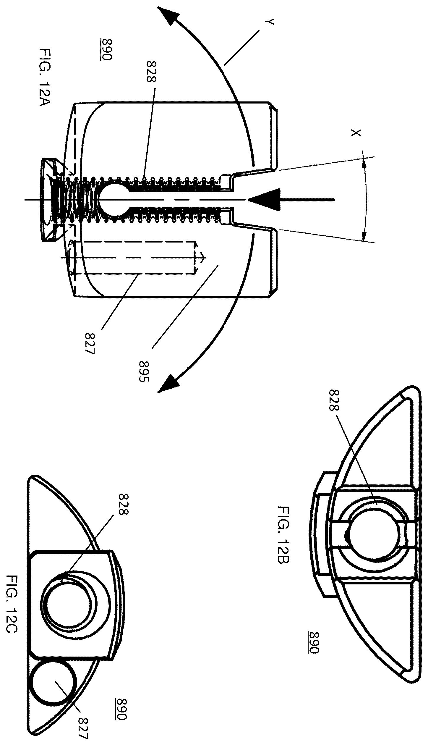 Patent US12339094 Figure 13 – Attaching a grip attachment or other attachment in a recoil environment at threadless region(s)