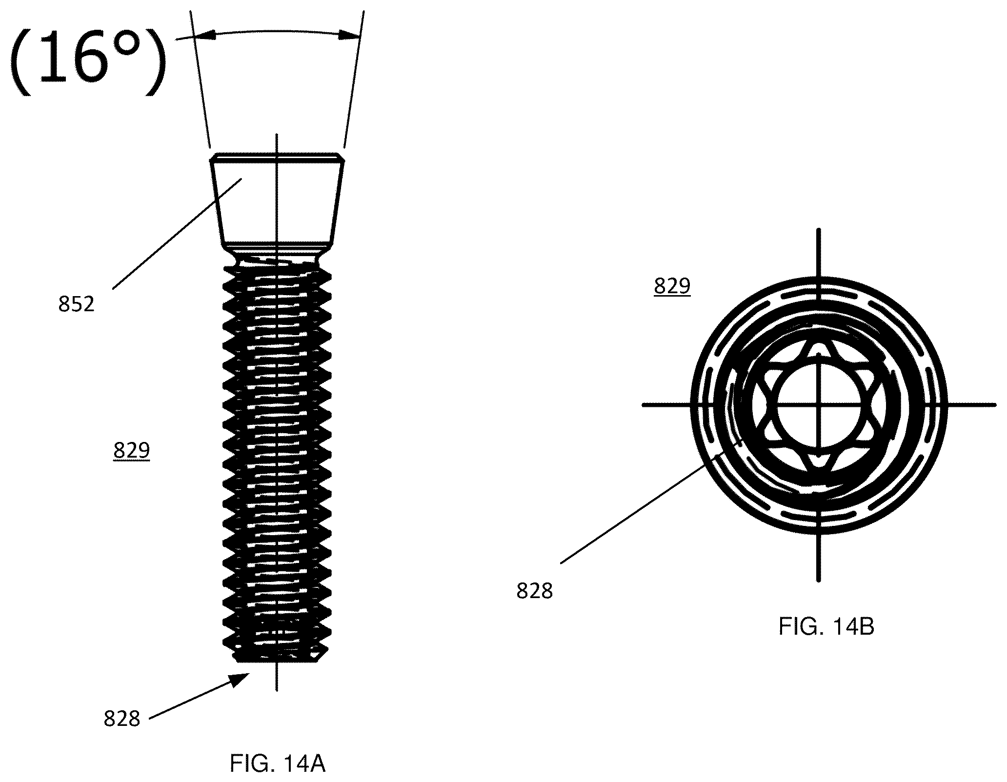 Patent US12339094 Figure 17 – Attaching a grip attachment or other attachment in a recoil environment at threadless region(s)