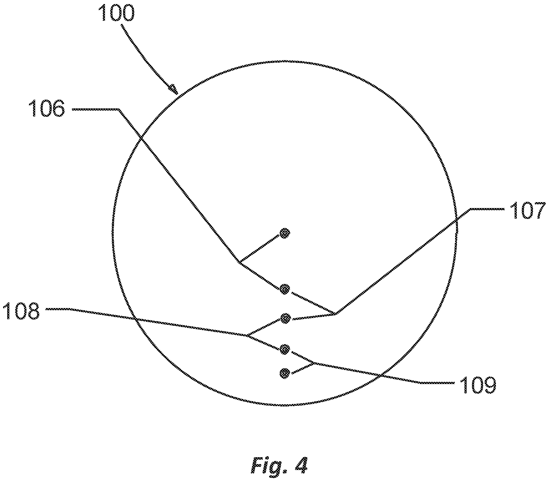 Patent US12339099 Figure 3 – Point blank delta scope reticle