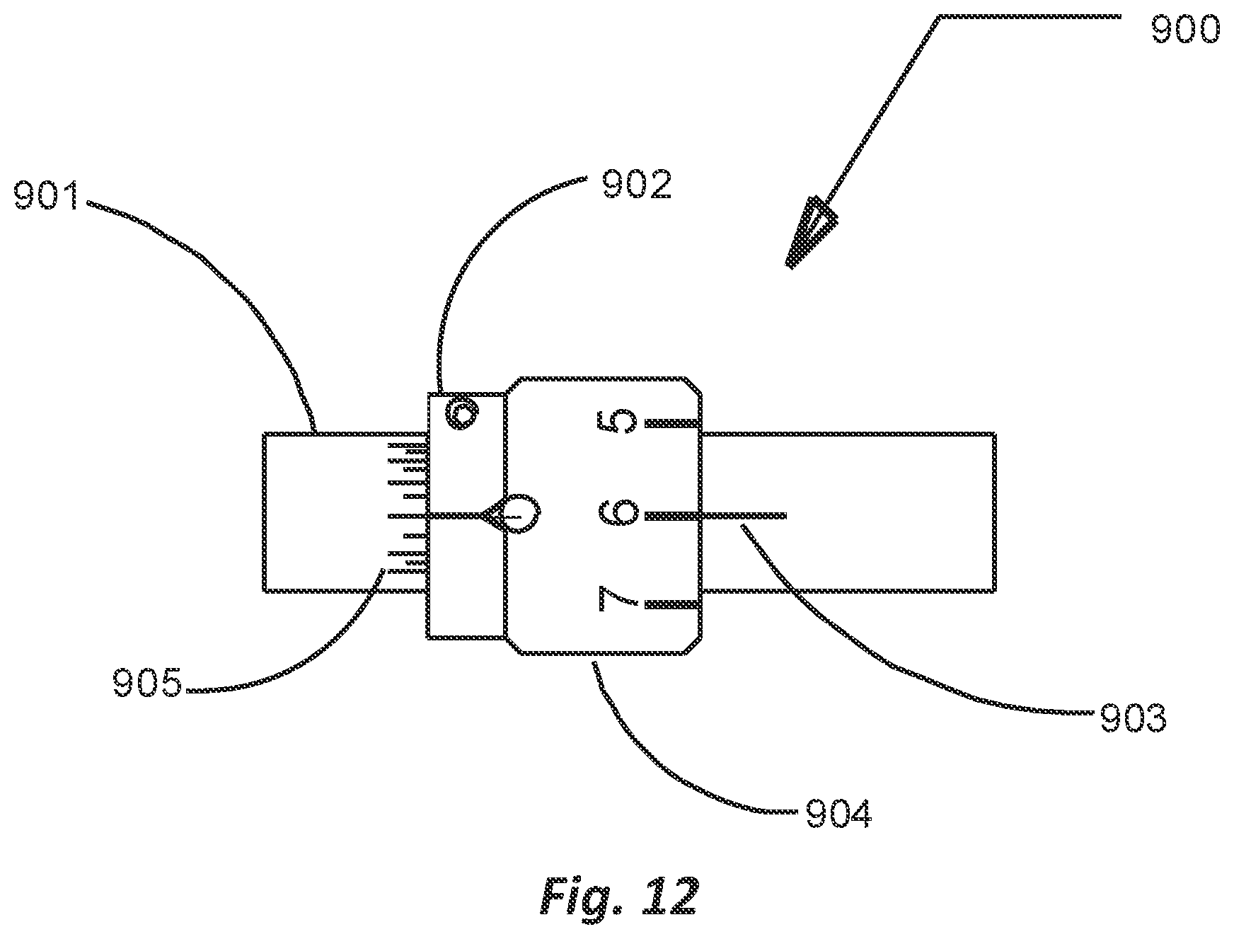 Patent US12339099 Figure 9 – Point blank delta scope reticle