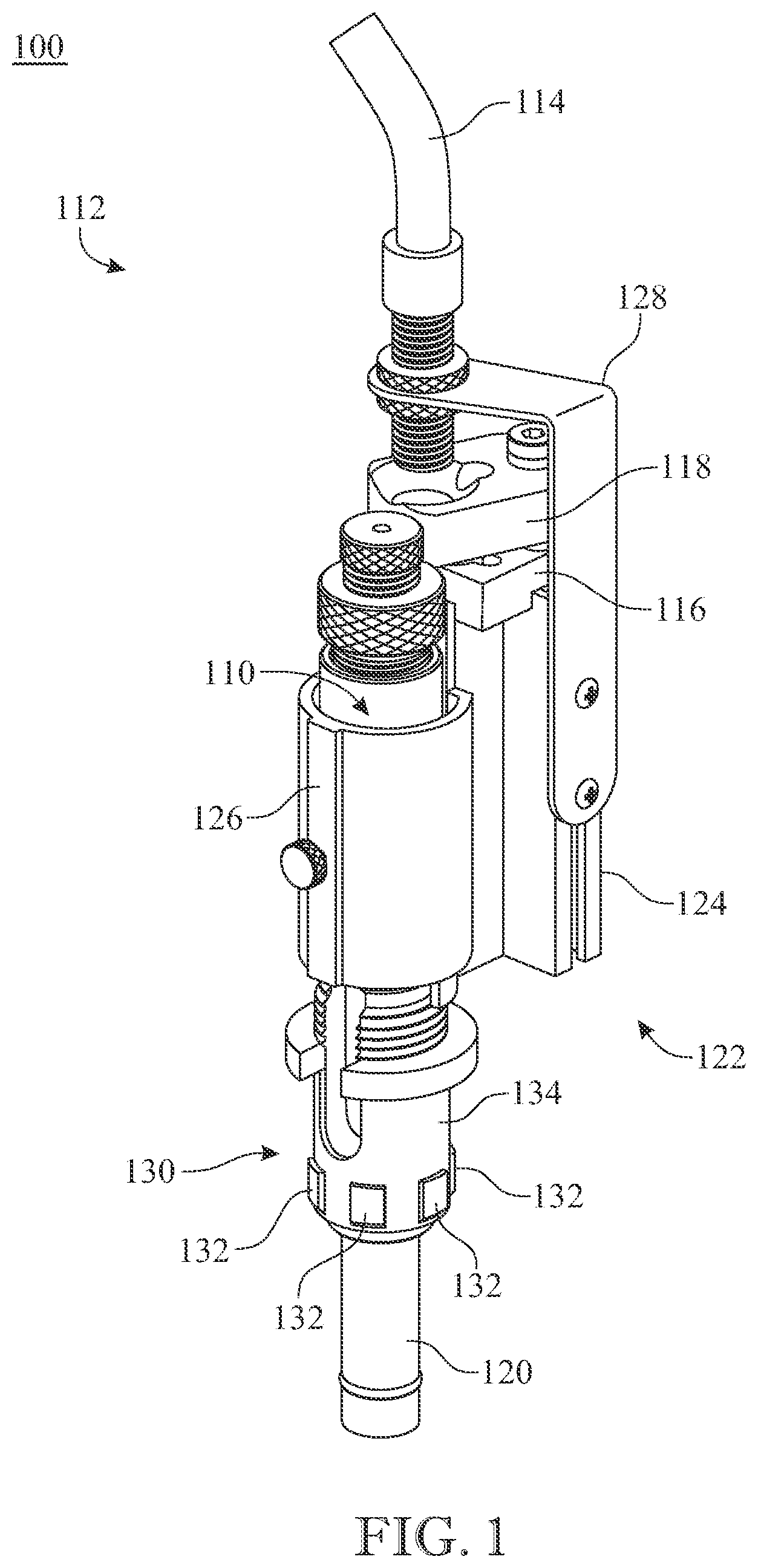 Patent US12339109 Figure 1 – Bullet feeder device