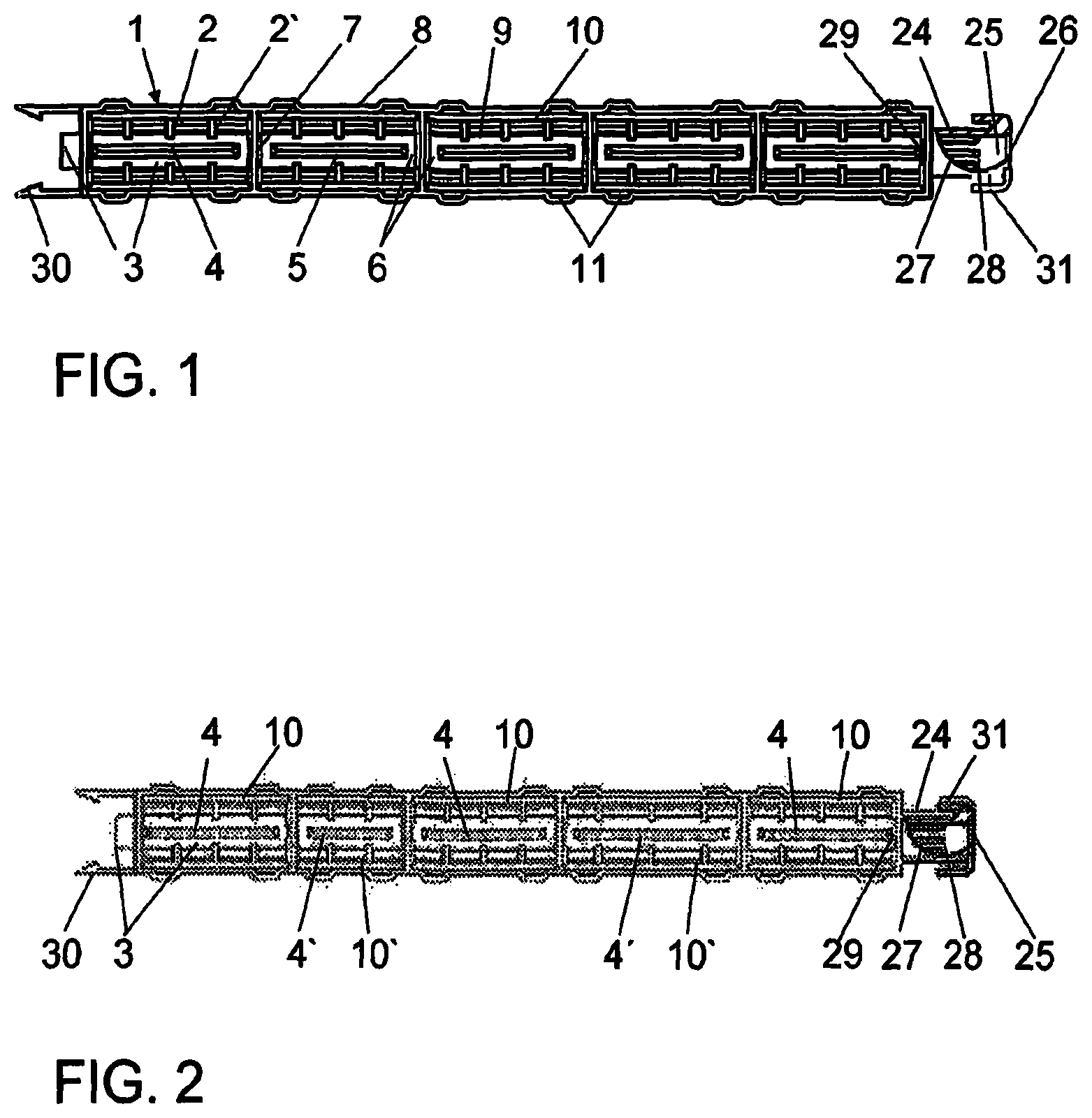 Patent US12339111 Figure 1 – Ignition arrangement for multiple pyrotechnic articles