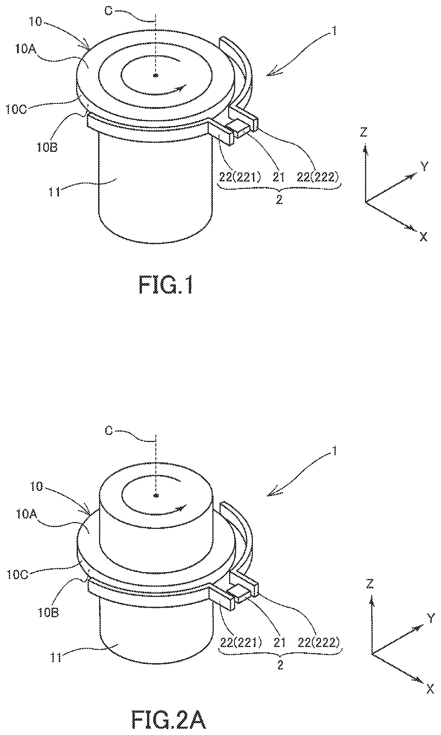 Patent US12339118 Figure 1 – Rotation angle detection device and electric control device