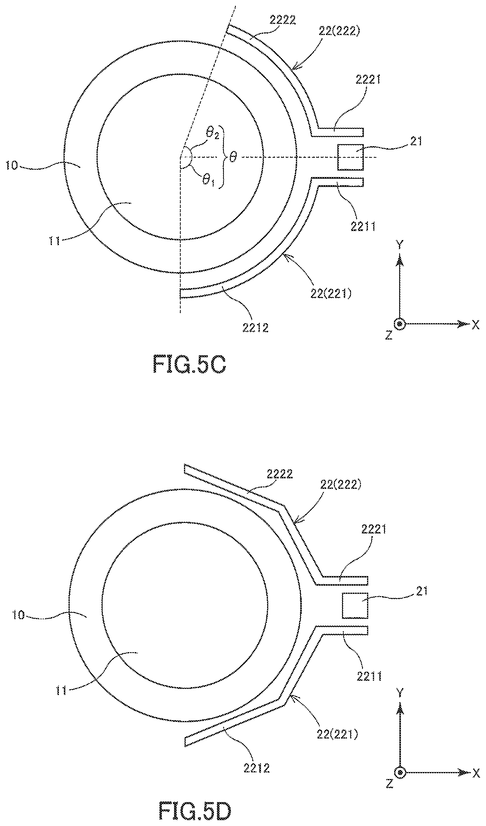 Patent US12339118 Figure 5 – Rotation angle detection device and electric control device
