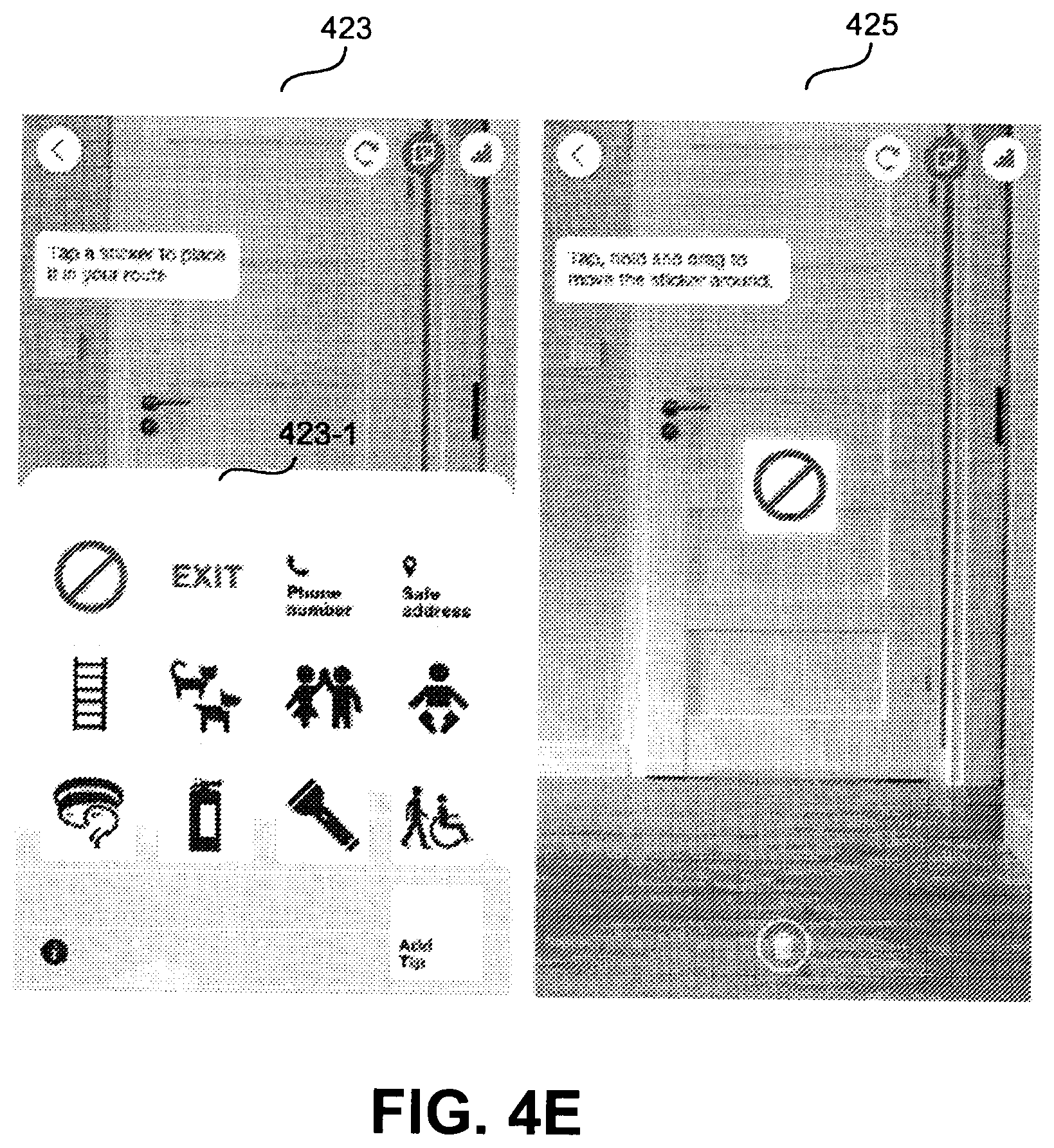 Patent US12339123 Figure 12 – Exit routes