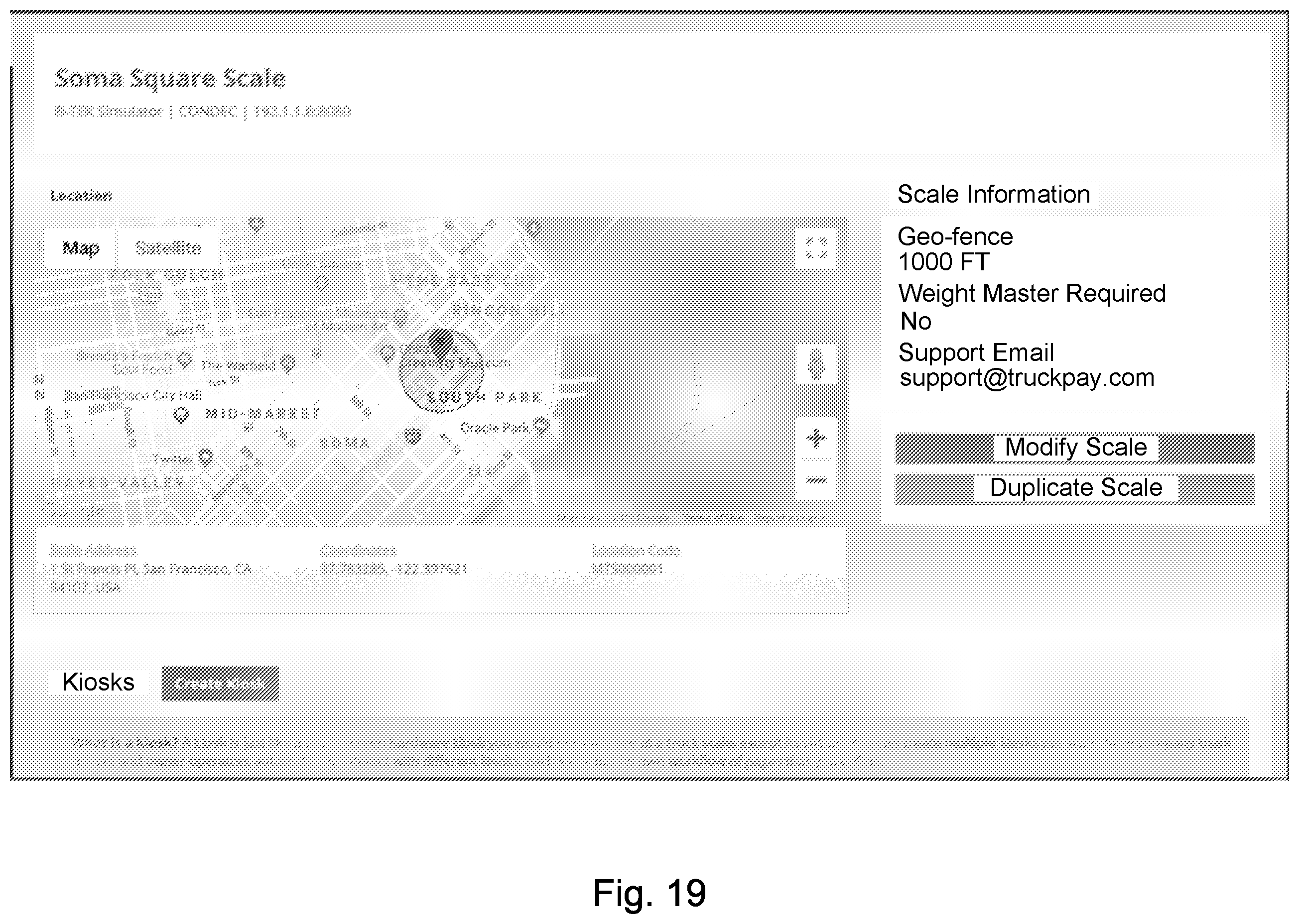 Patent US12339156 Figure 15 – Truck scale management system and method