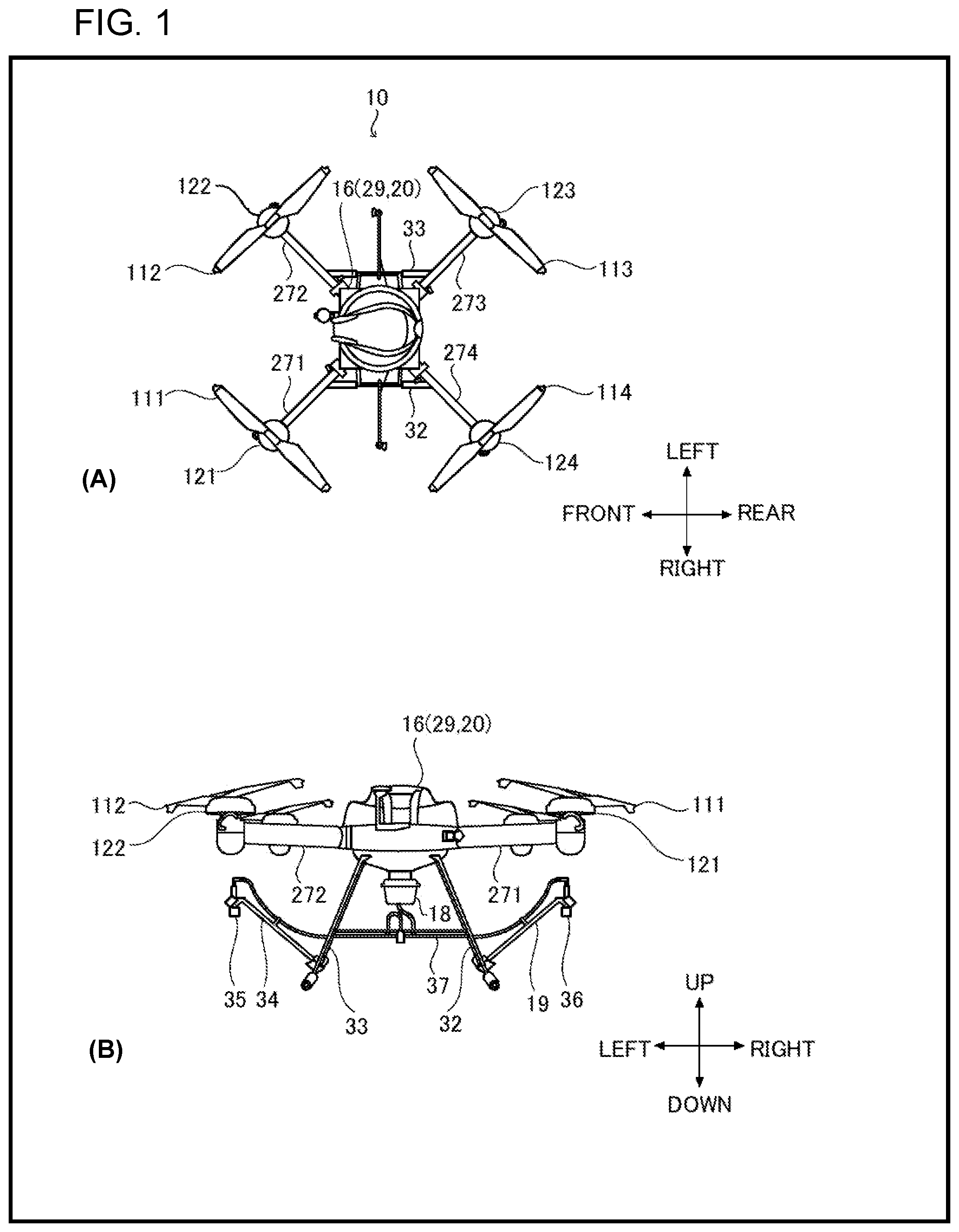 Patent US12339157 Figure 1 – Flight device