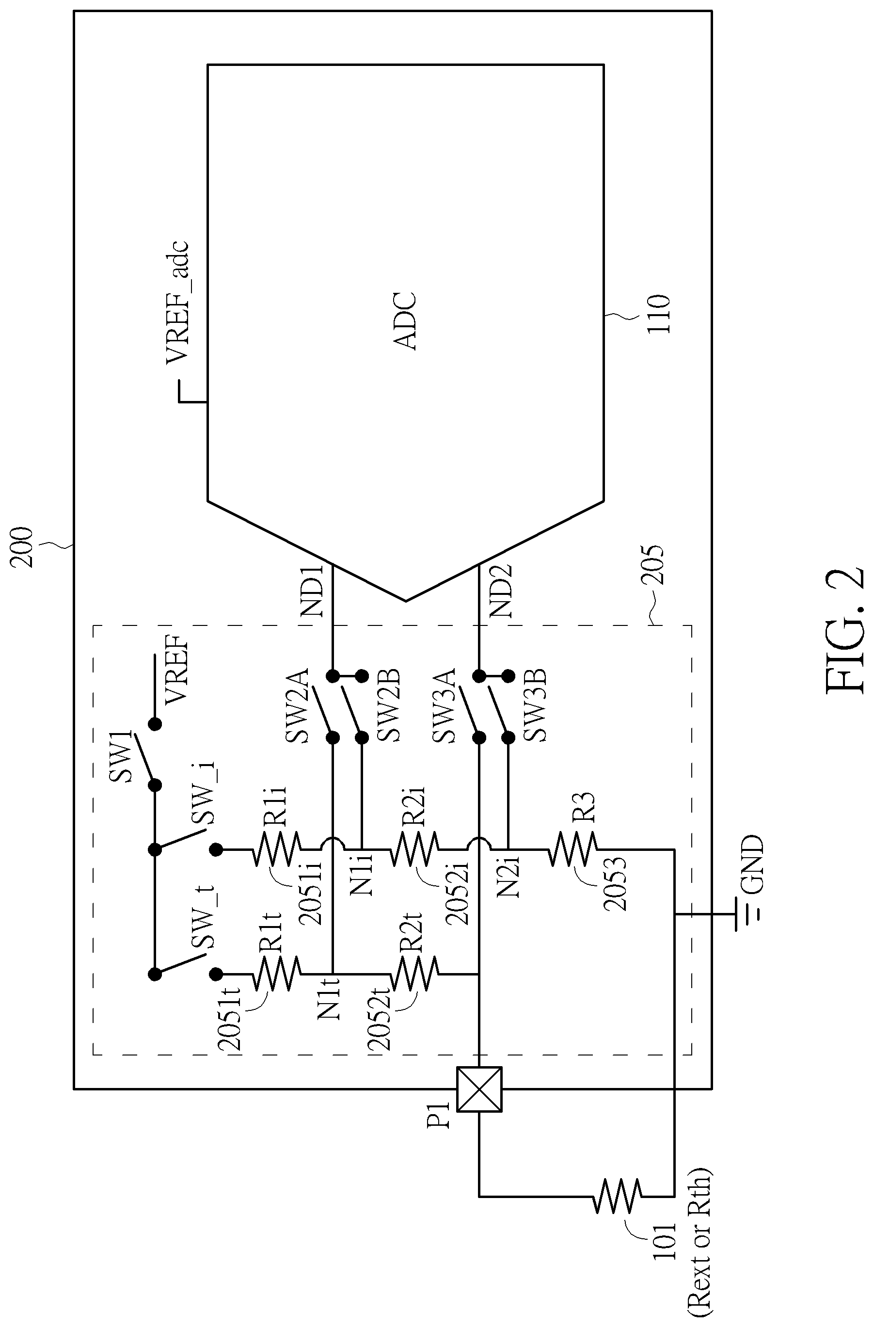 Patent US12339176 Figure 2 – Electronic device and method for more accurately estimating resistance value of thermistor