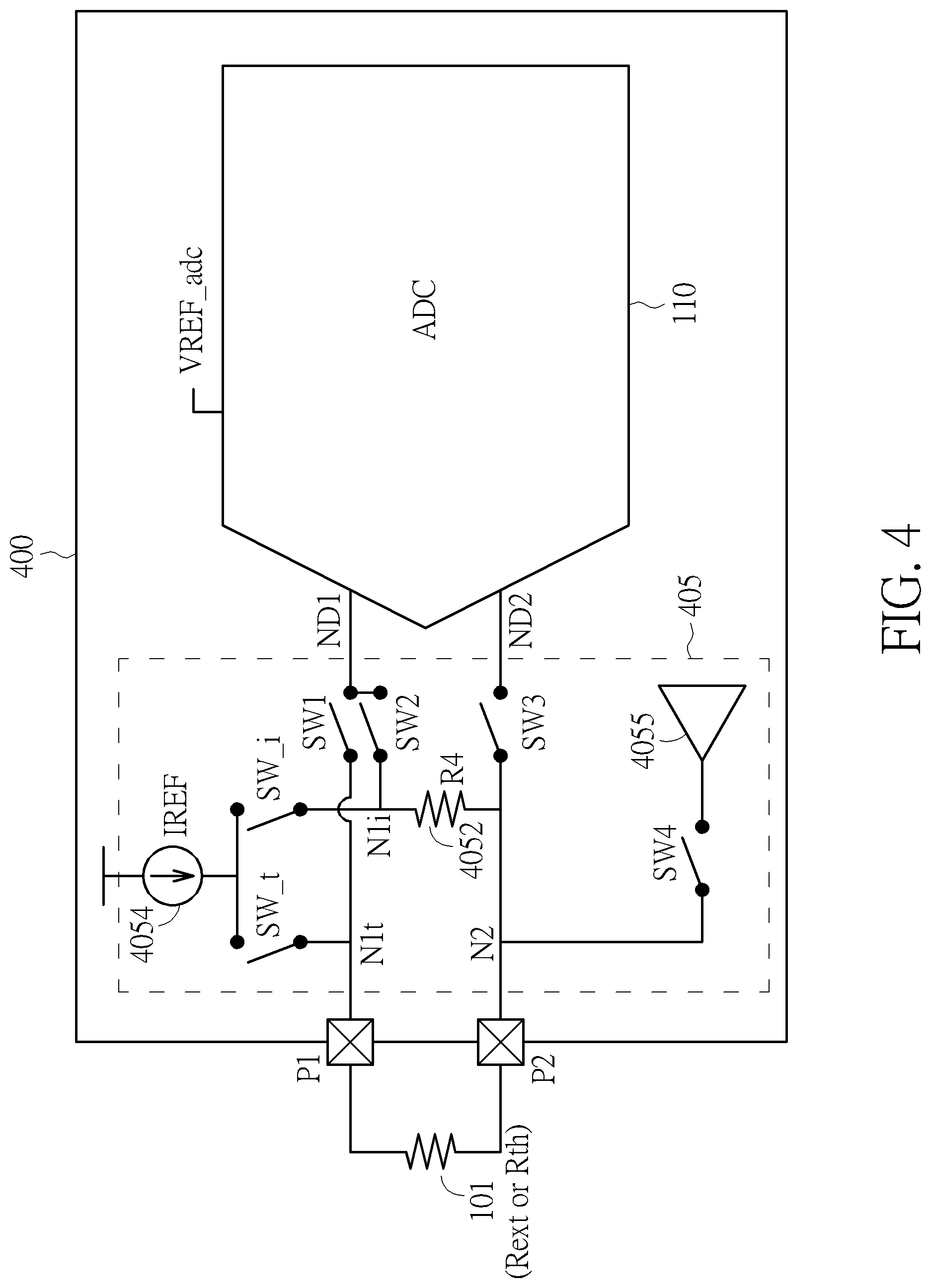Patent US12339176 Figure 4 – Electronic device and method for more accurately estimating resistance value of thermistor