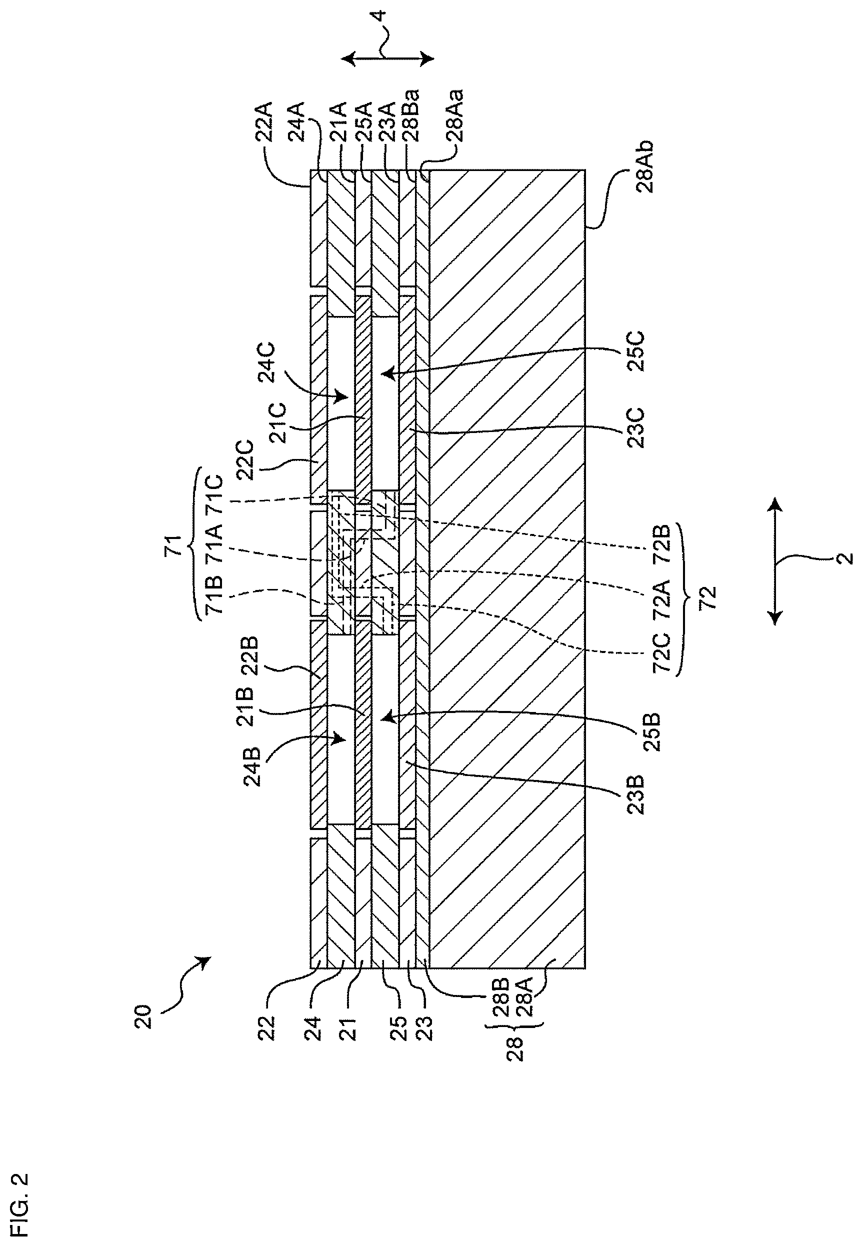 Patent US12339183 Figure 2 – Pressure sensor including a pressure sensor chip to detect a differential pressure with high accuracy