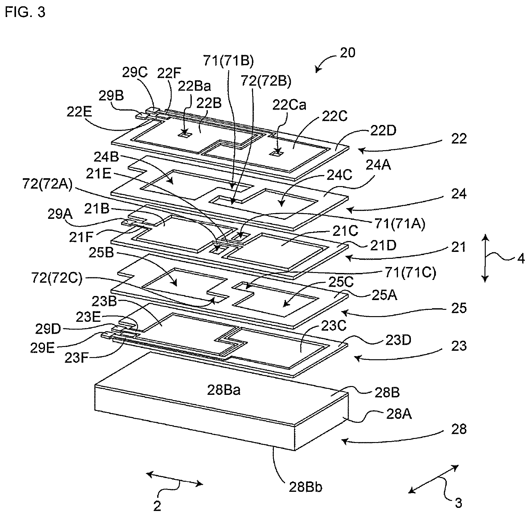 Patent US12339183 Figure 3 – Pressure sensor including a pressure sensor chip to detect a differential pressure with high accuracy