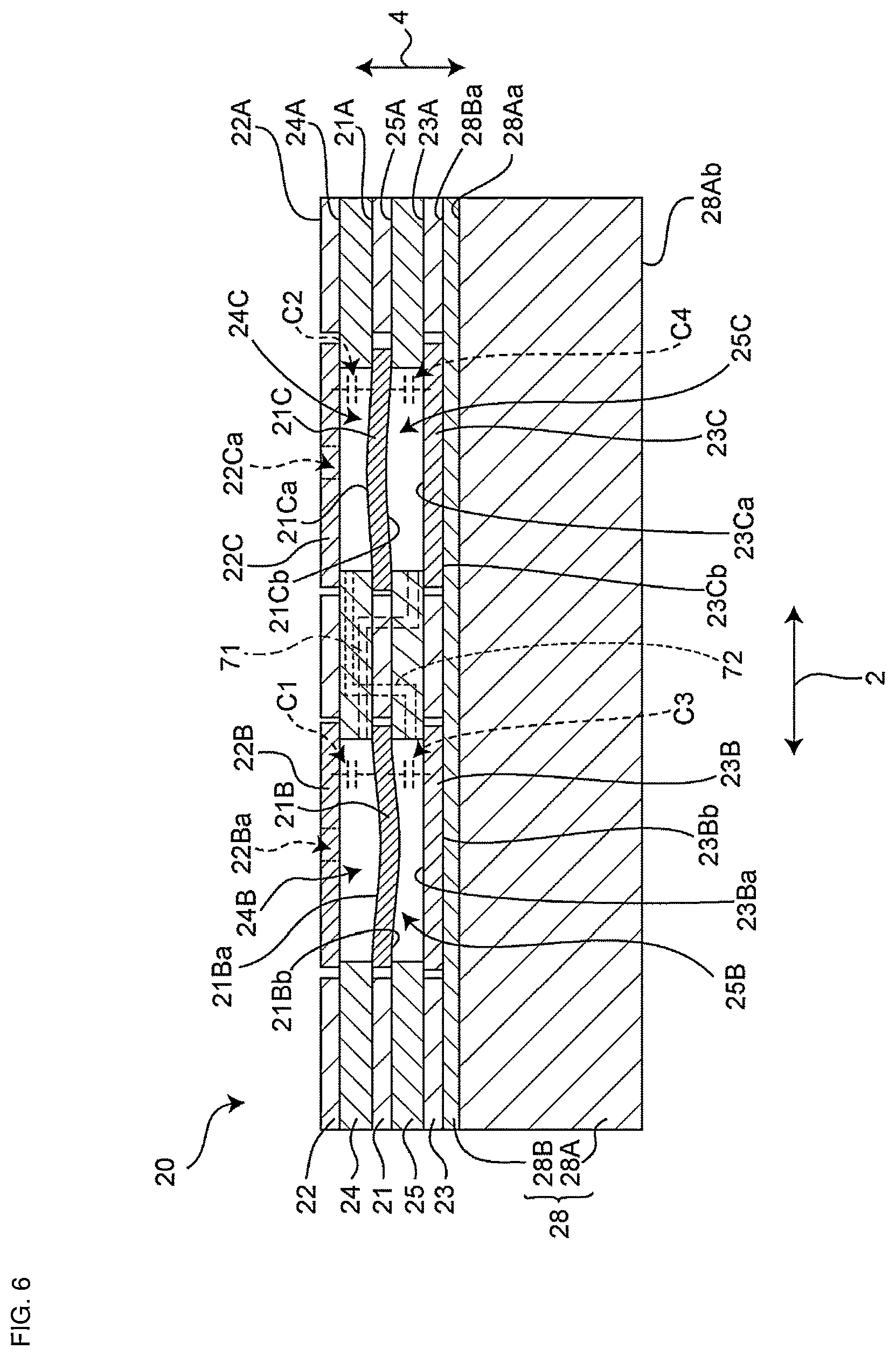 Patent US12339183 Figure 6 – Pressure sensor including a pressure sensor chip to detect a differential pressure with high accuracy