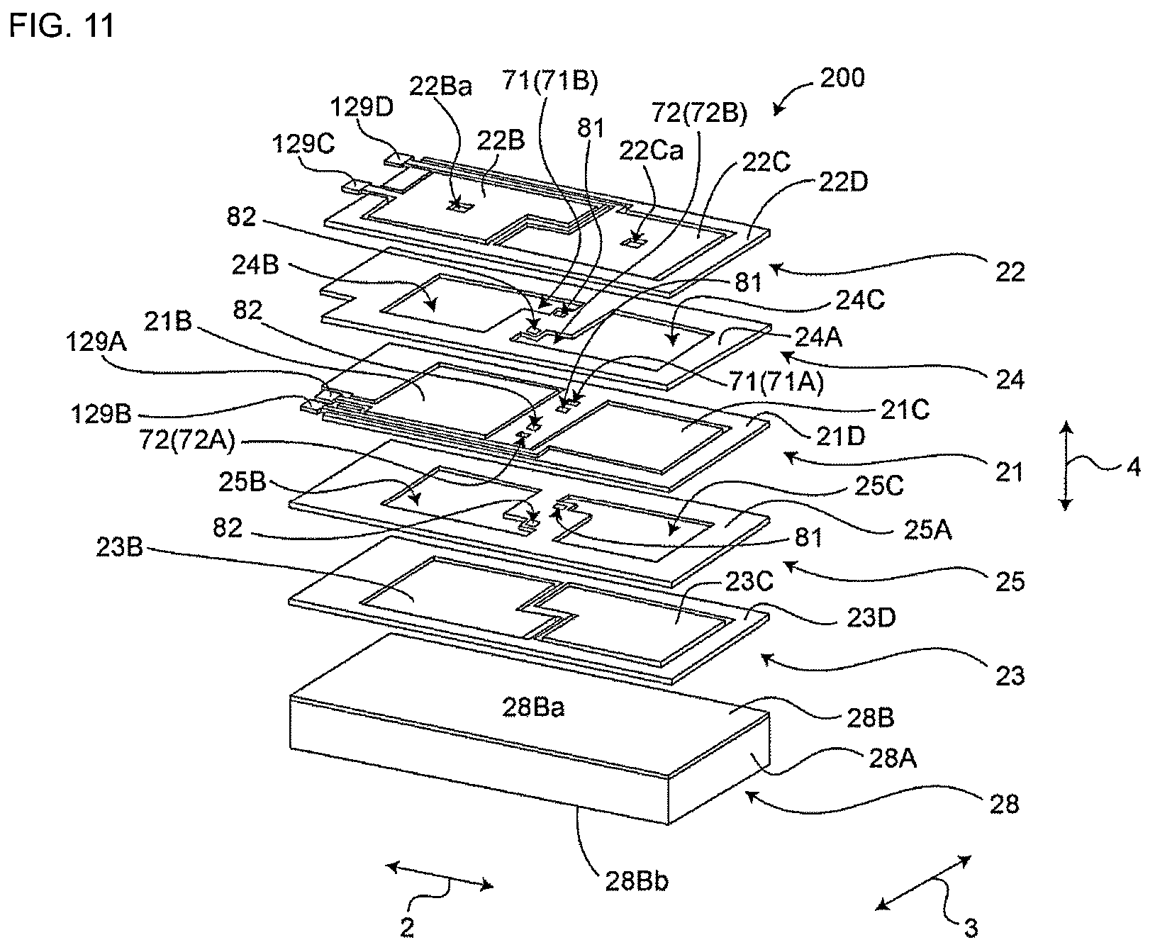 Patent US12339183 Figure 11 – Pressure sensor including a pressure sensor chip to detect a differential pressure with high accuracy
