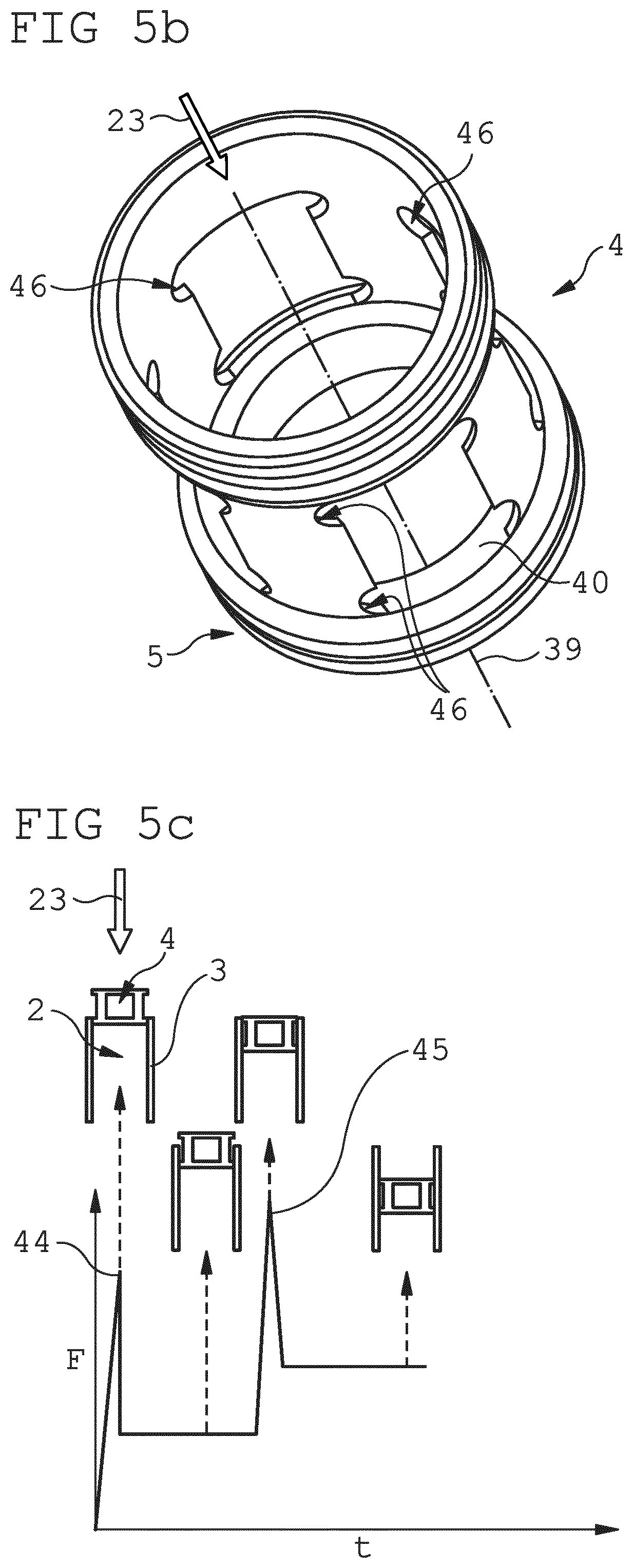 Patent US12339186 Figure 5 – Measuring device for arranging in a cylindrical interior section of a hollow body