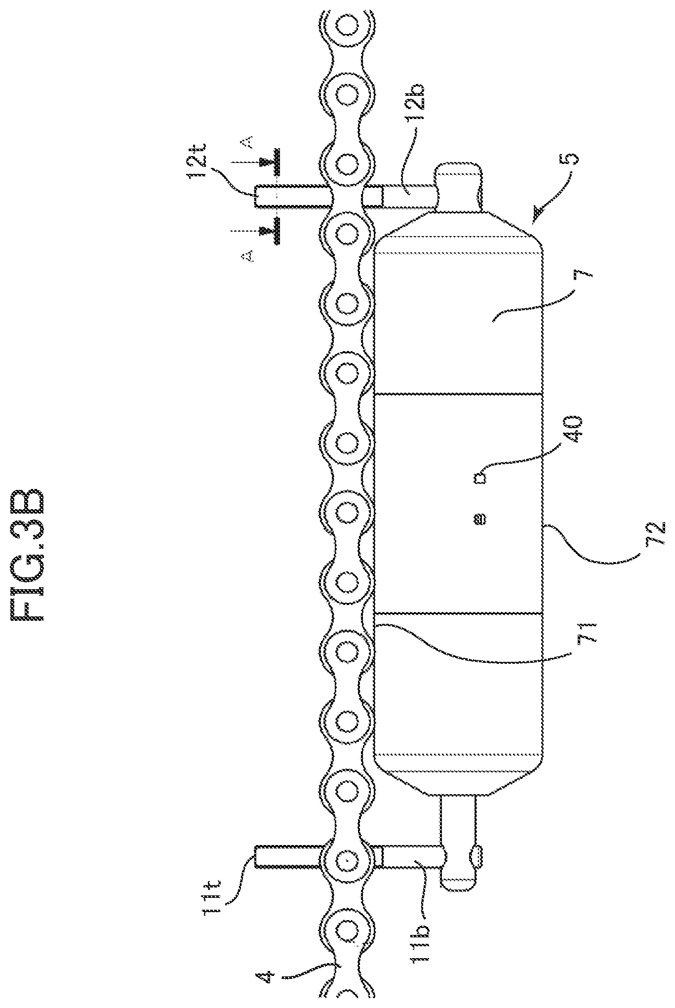 Patent US12339187 Figure 4 – Chain measurement device, chain measurement system, and method for calculating slack amount of chain