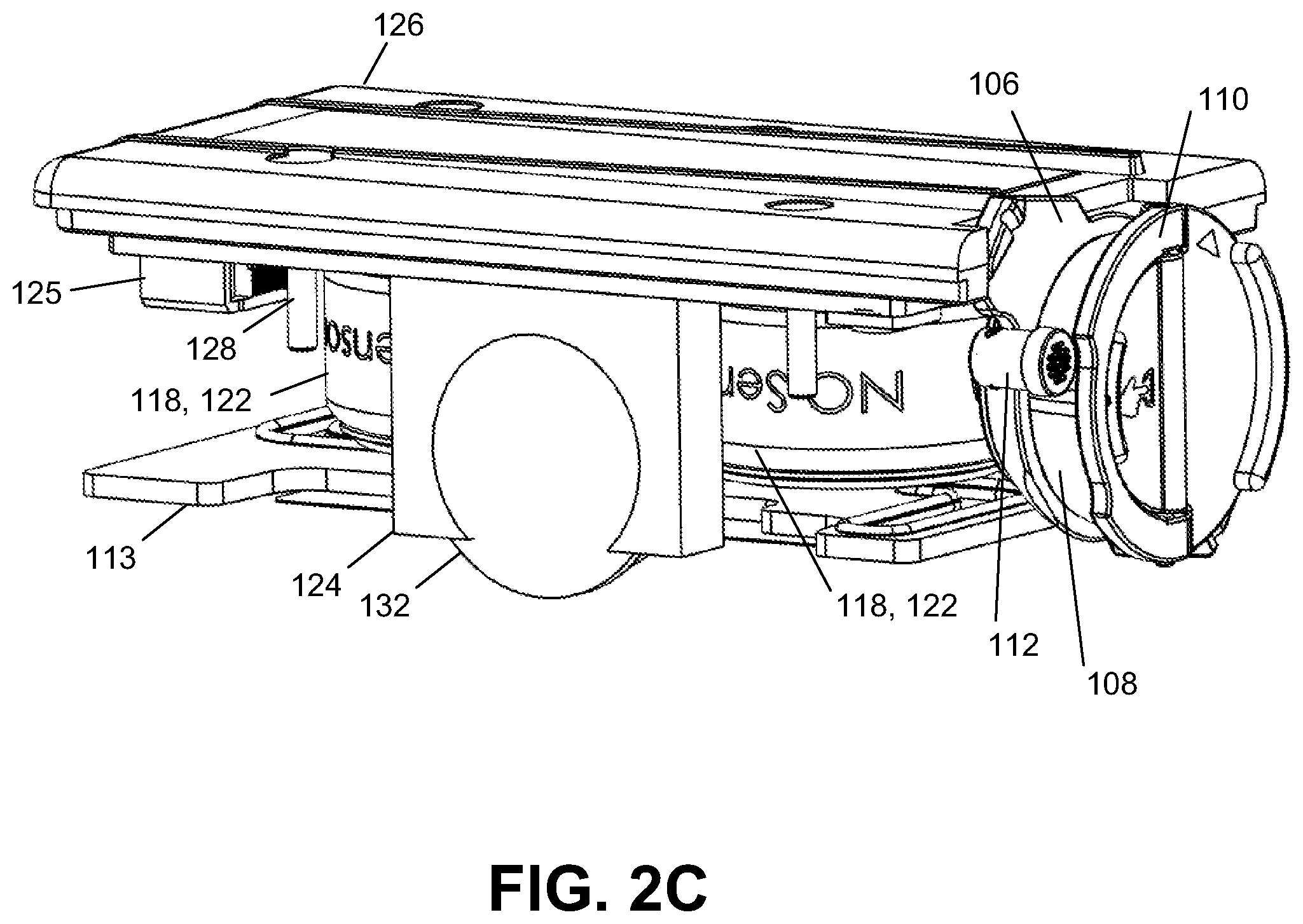 Patent US12339201 Figure 4 – Gas sensor module