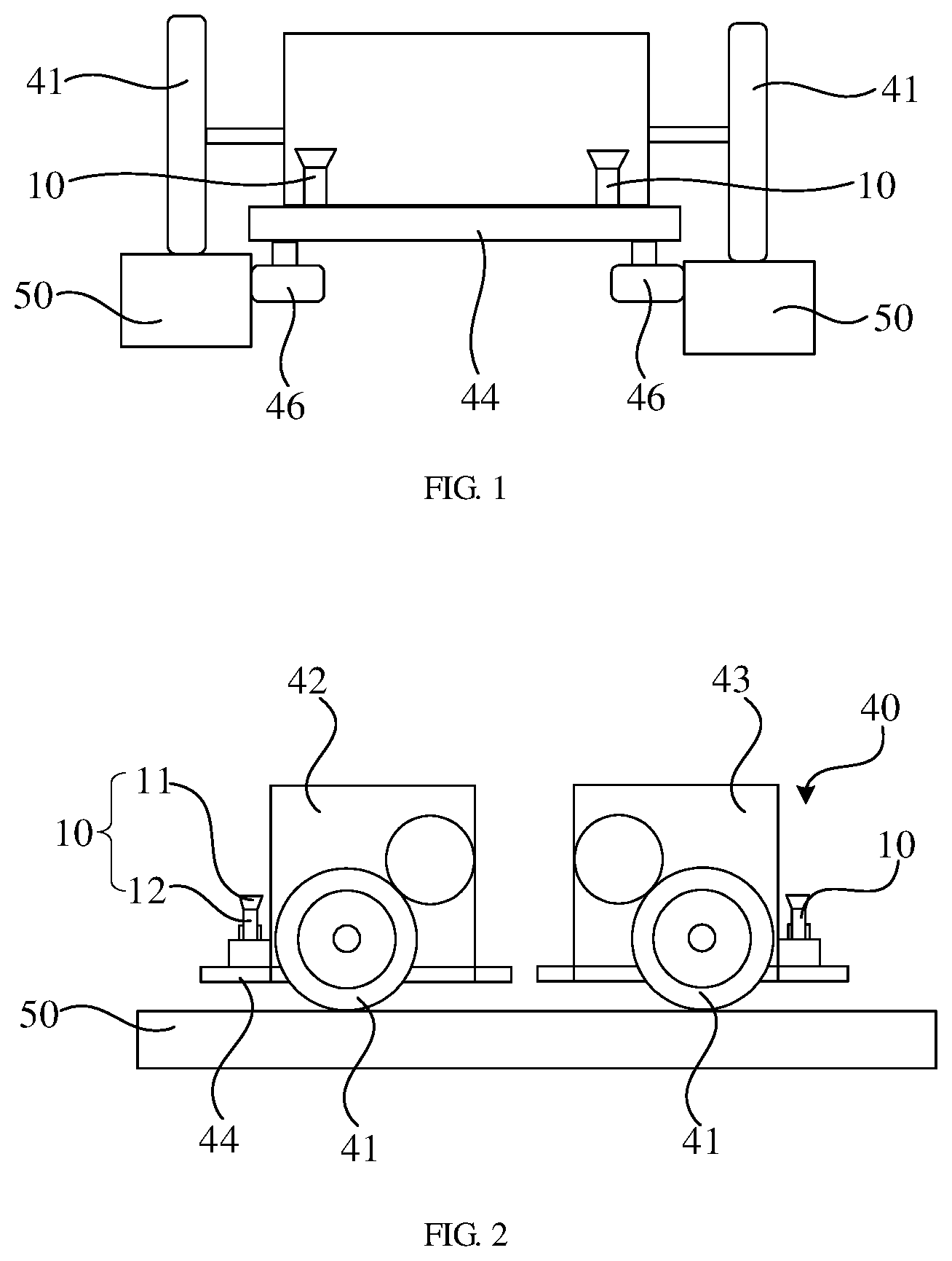 Patent US12339208 — Material handling system and monitoring system and monitoring method for particles in traveling area of overhead hoist transfers — Figure 1