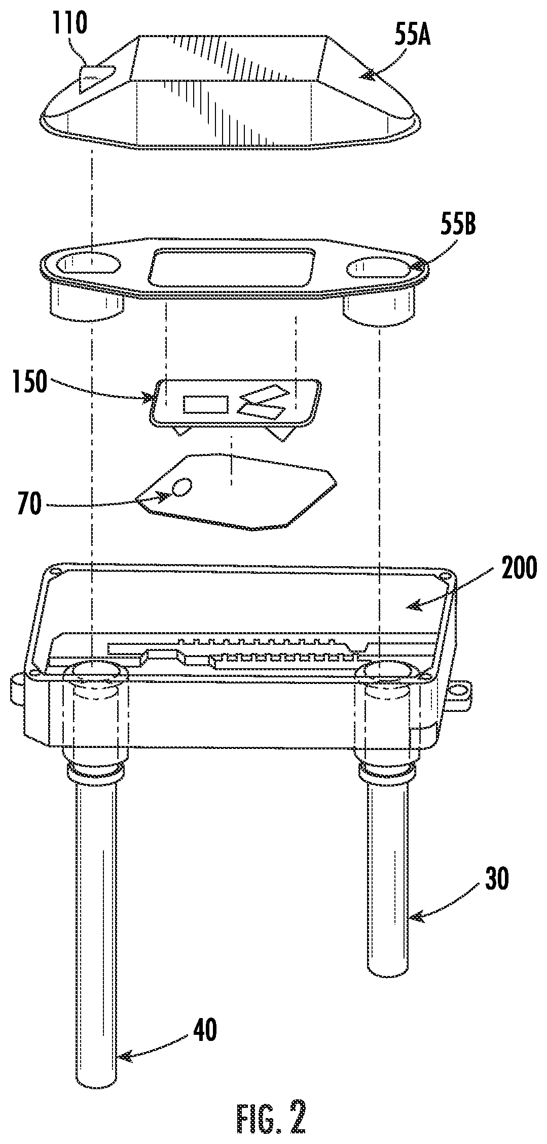 Patent US12339227 Figure 2 – Modular photoelectric smoke sensor tube