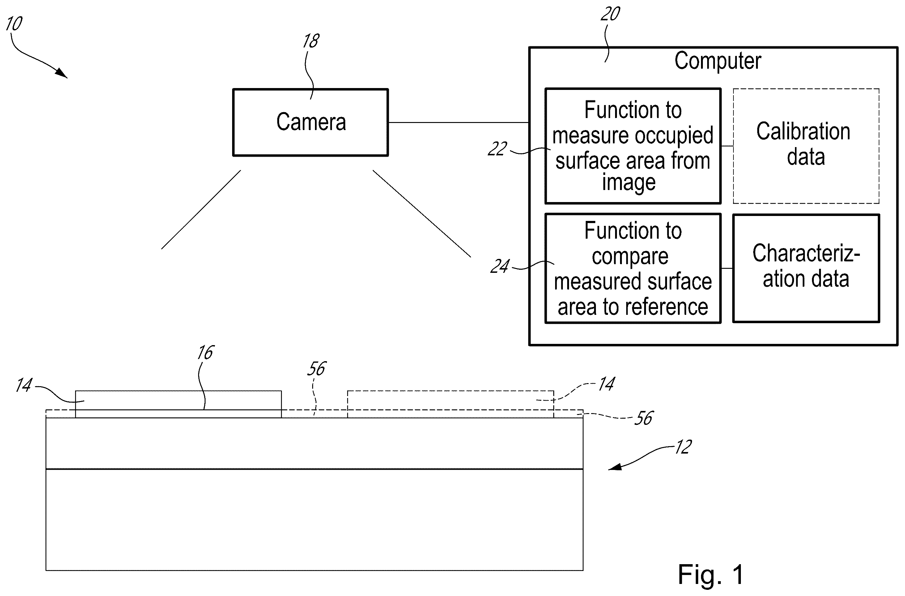 Patent US12339231 Figure 1 – Method and device for measuring cell contractility
