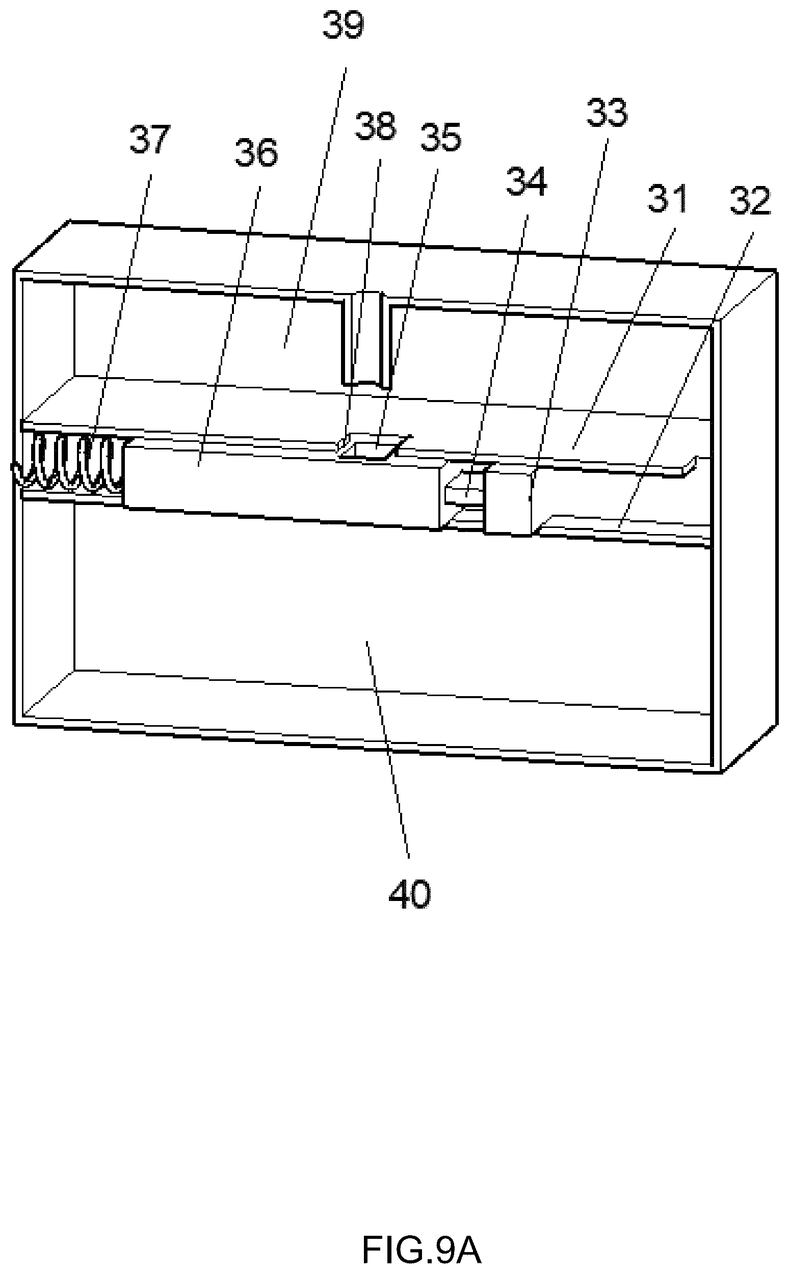Patent US12339255 Figure 11 – Energy absorbing and buffering device applied to dynamic true triaxial electromagnetic Hopkinson bar and method
