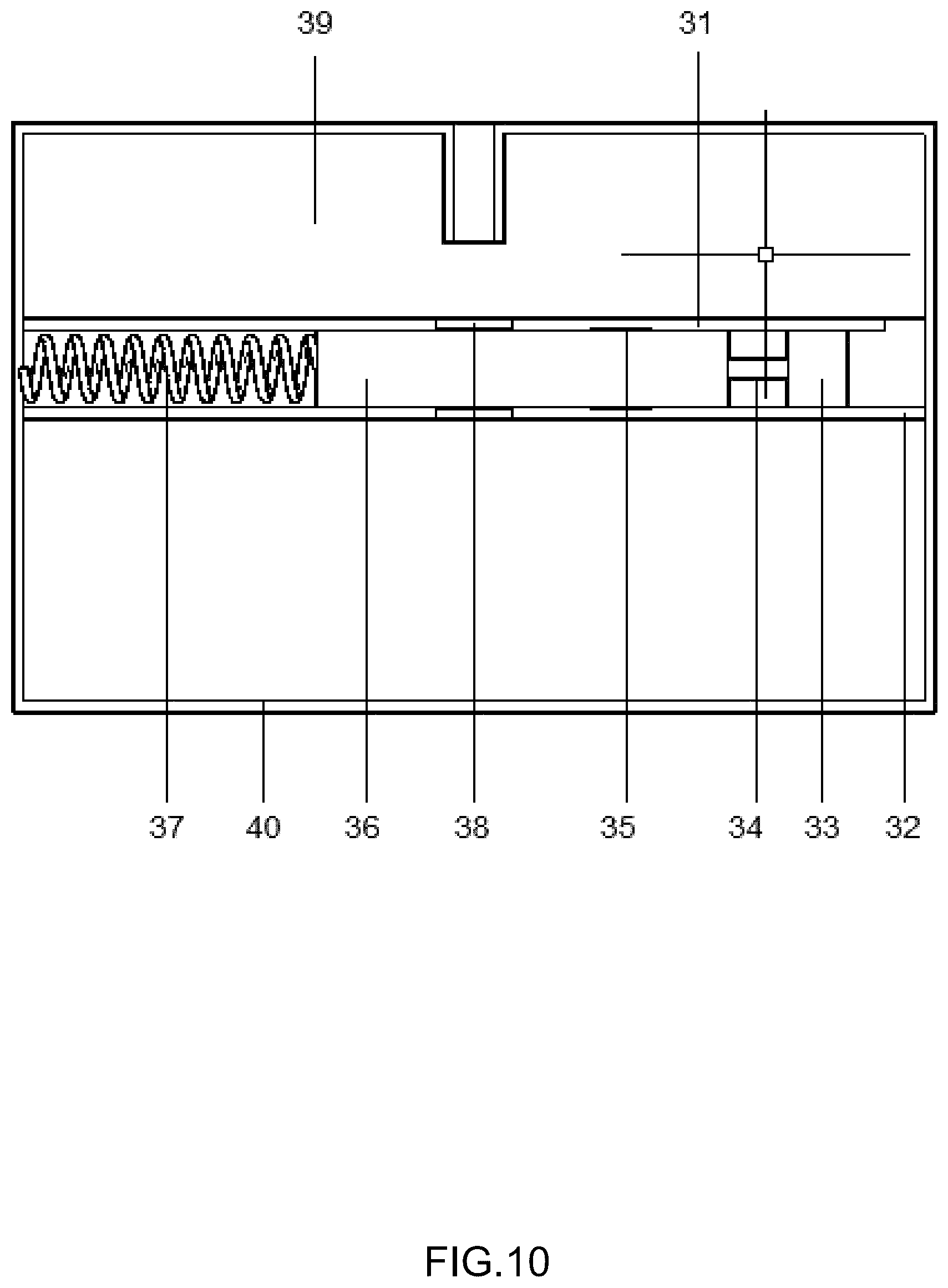 Patent US12339255 Figure 13 – Energy absorbing and buffering device applied to dynamic true triaxial electromagnetic Hopkinson bar and method