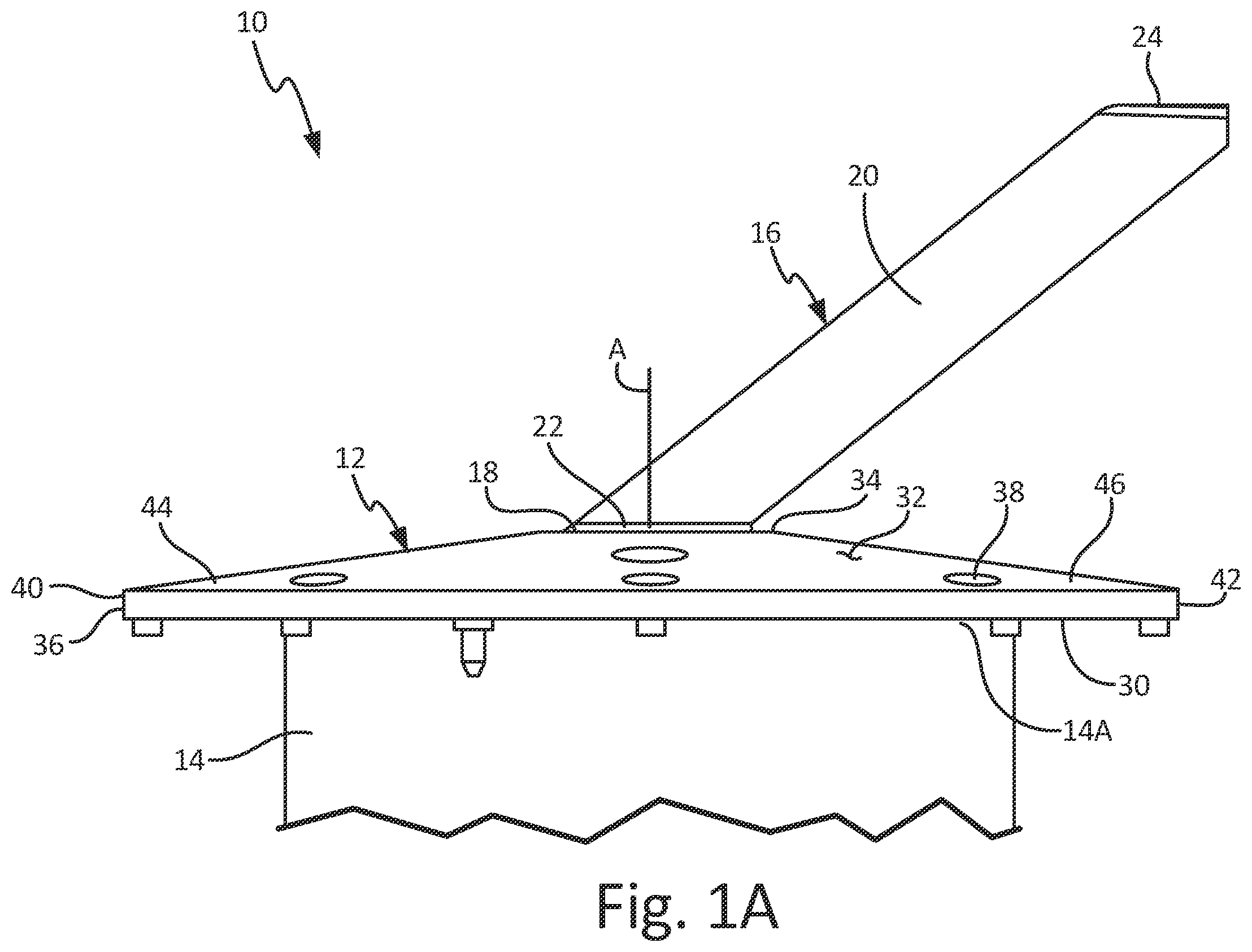 Patent US12339294 Figure 1 – Angle of attack sensor vane geometry