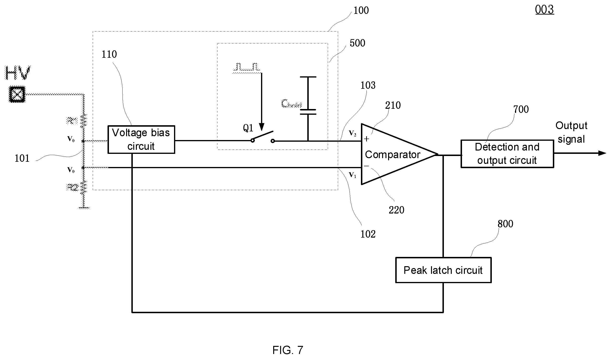 Patent US12339301 Figure 13 – AC/DC voltage detection circuit