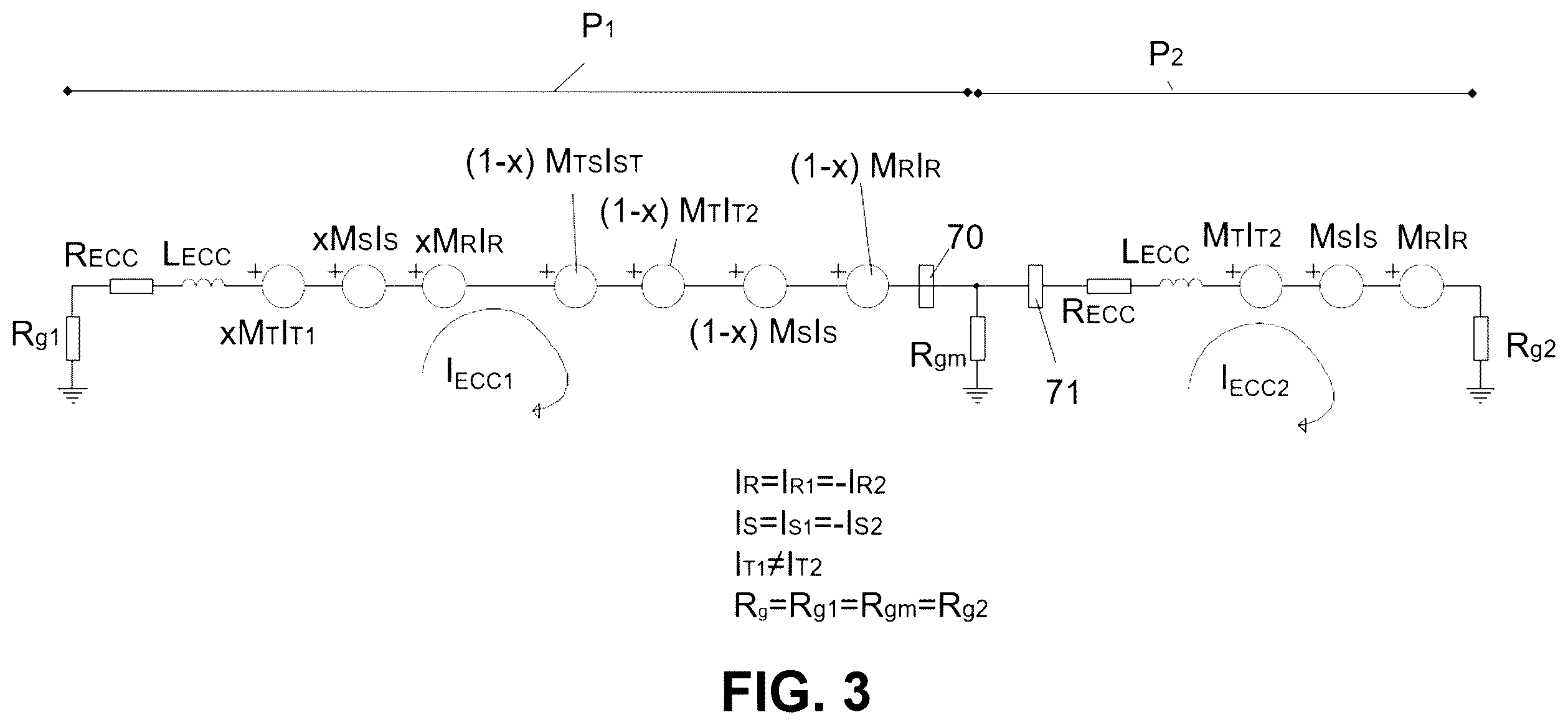 Patent US12339306 Figure 3 – Method for locating a fault point on a high-voltage three-phase AC cable, and system for locating a fault point