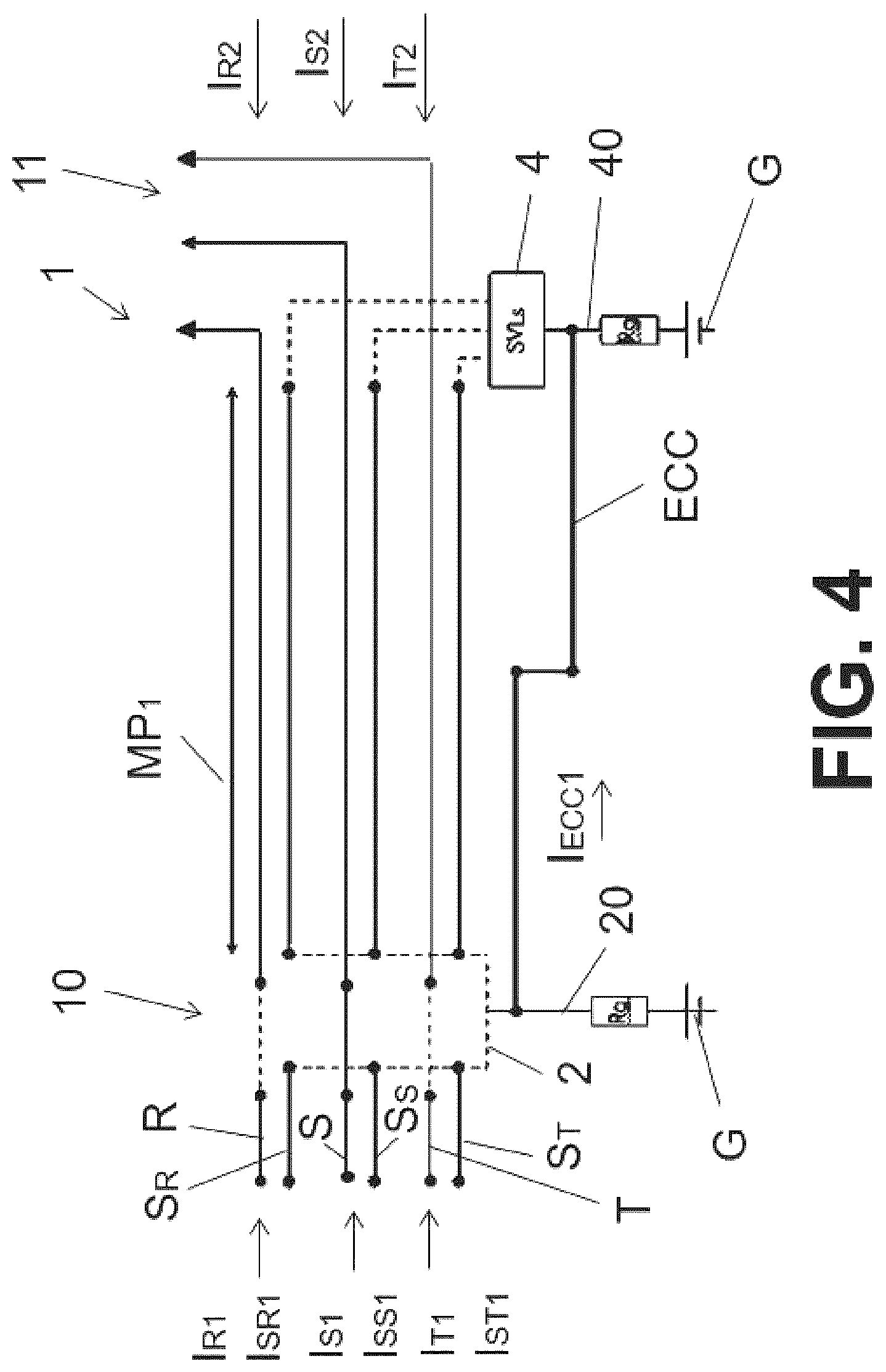 Patent US12339306 Figure 4 – Method for locating a fault point on a high-voltage three-phase AC cable, and system for locating a fault point