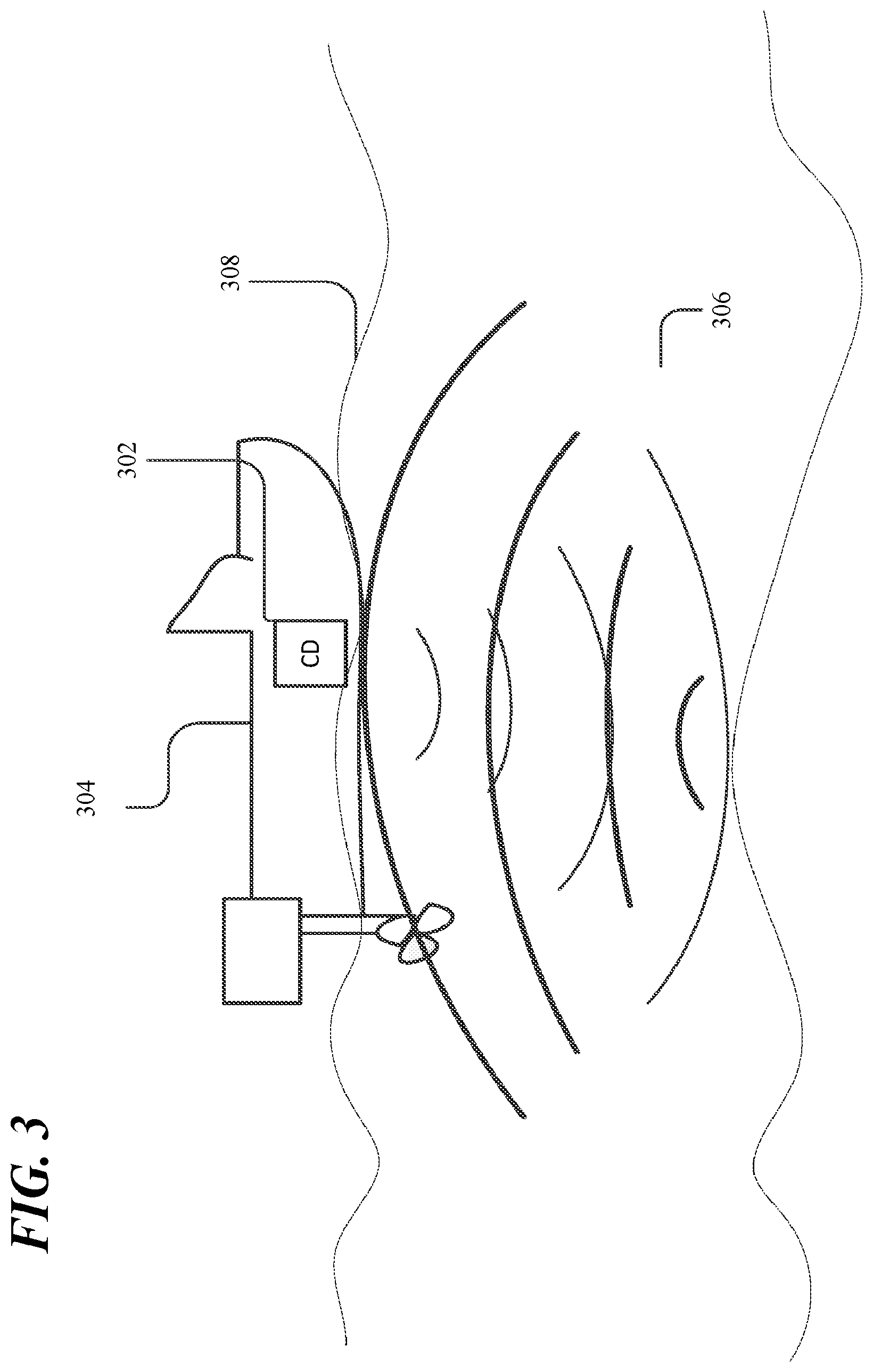 Patent US12339357 Figure 3 – Updating contour maps for bodies of water