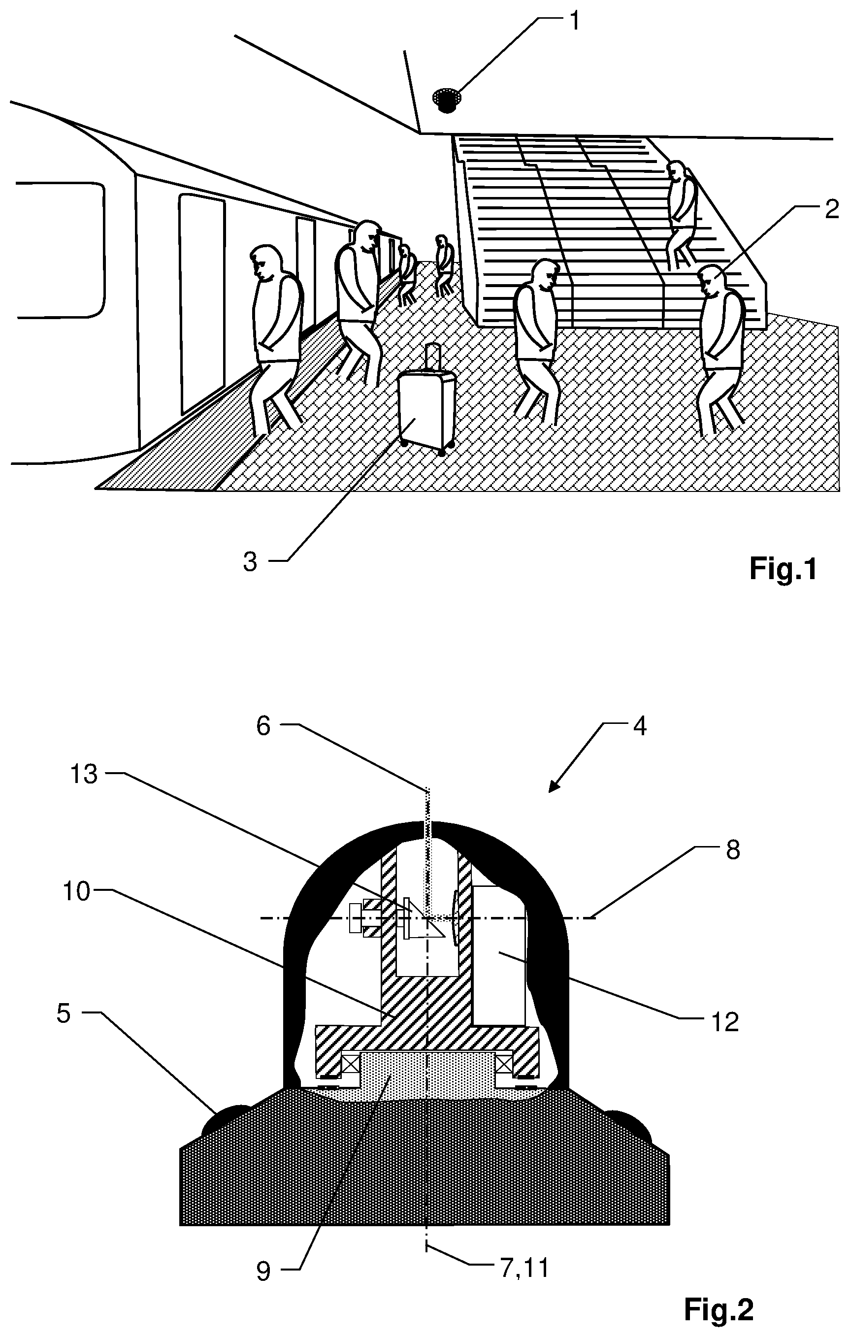 Patent US12339364 — Reality capture device with different climate zones for cooling — Figure 1