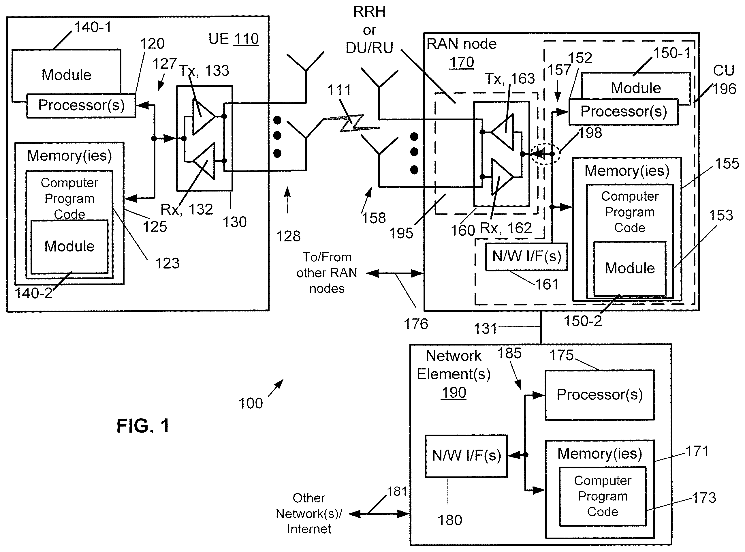 Patent US12339381 — Enhancing positioning measurement — Figure 1