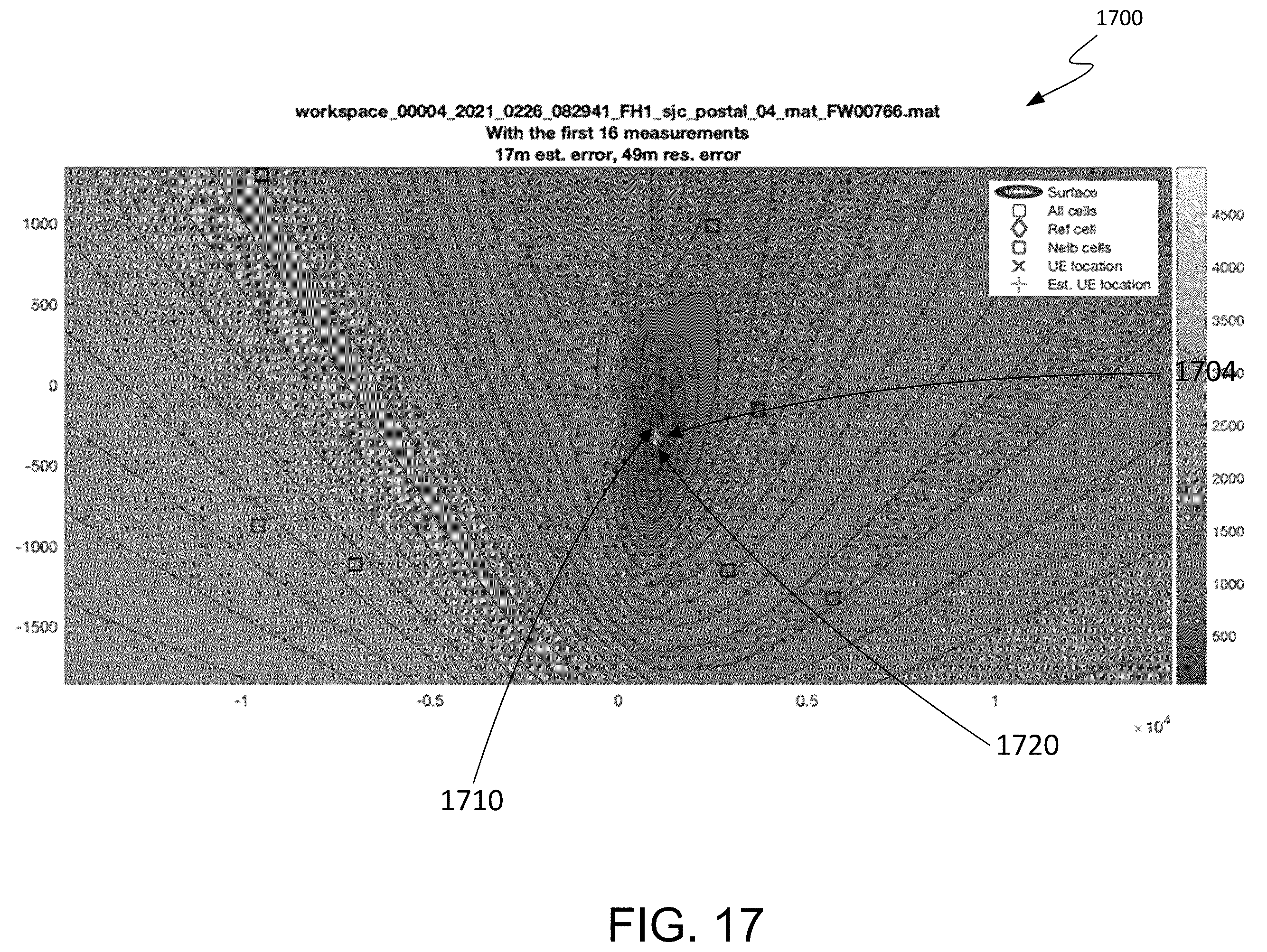 Patent US12339383 Figure 17 – Mobile-based positioning using assistance data provided by onboard micro-BSA