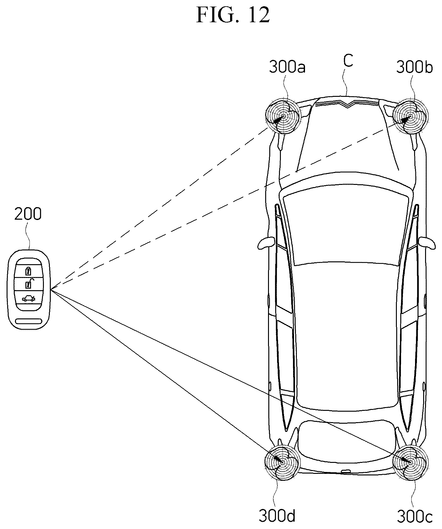 Patent US12339386 Figure 12 – UWB ranging control device and UWB ranging method using the same