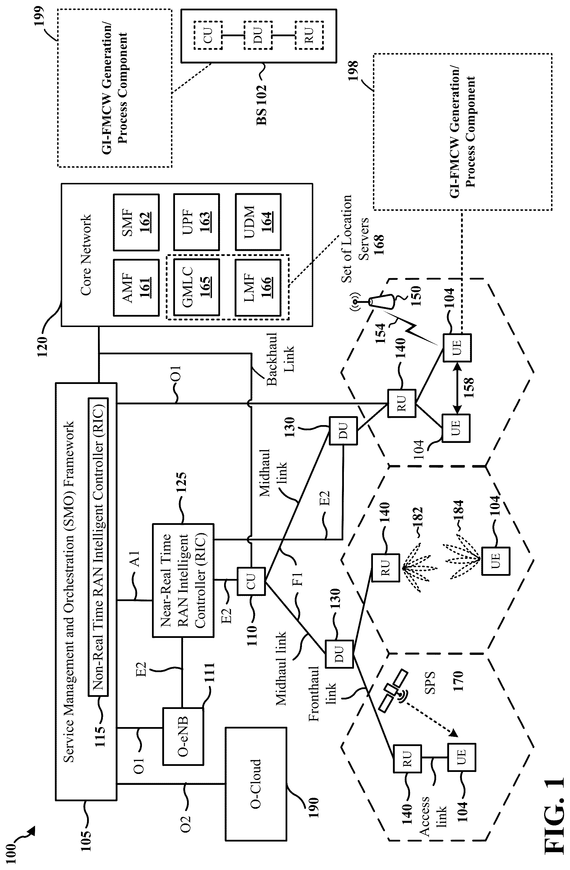 Patent US12339387 Figure 1 – GI-FMCW radar reference signal design for joint communication-radar