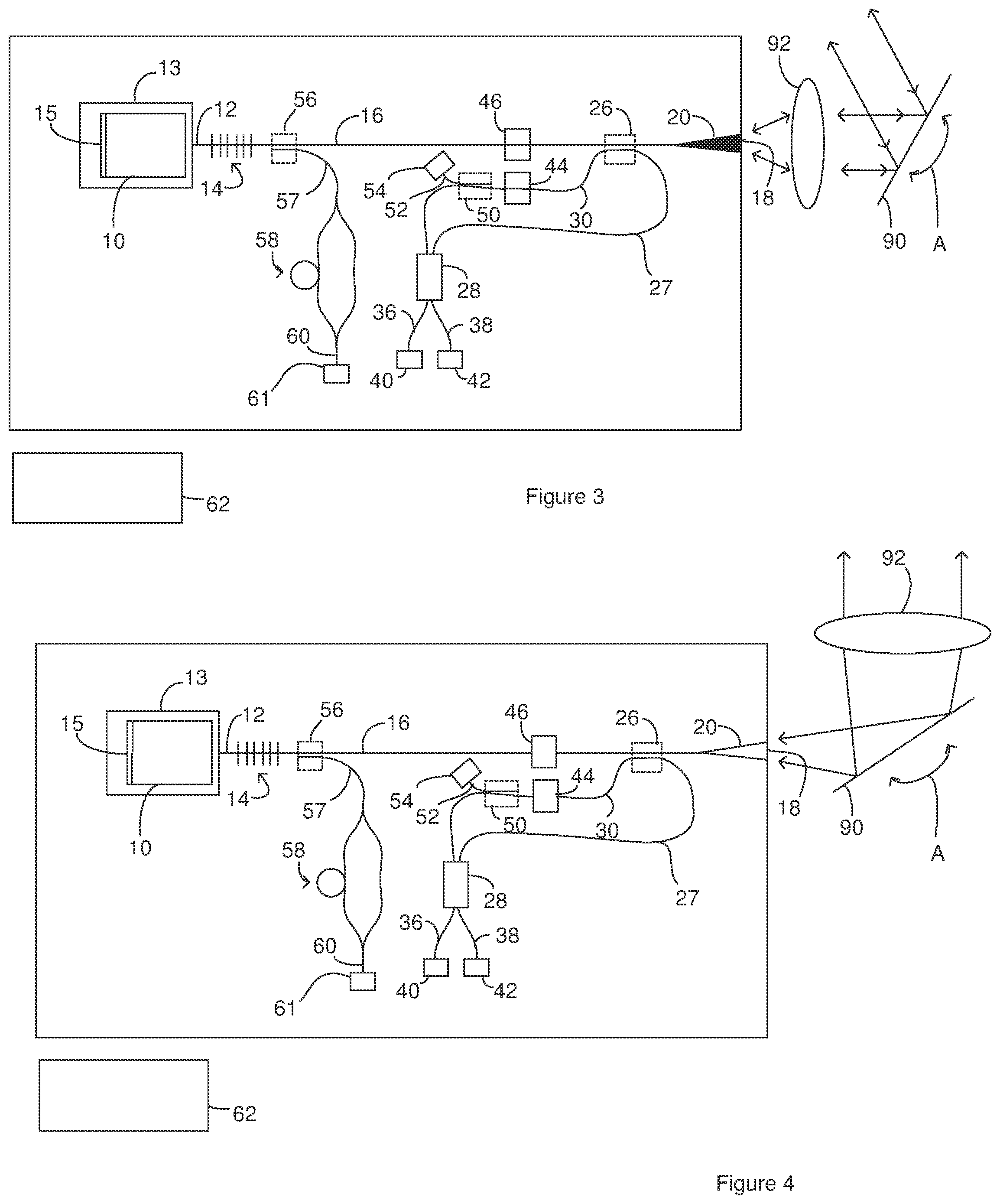 Patent US12339399 Figure 2 – Optical switching for tuning direction of LIDAR output signals